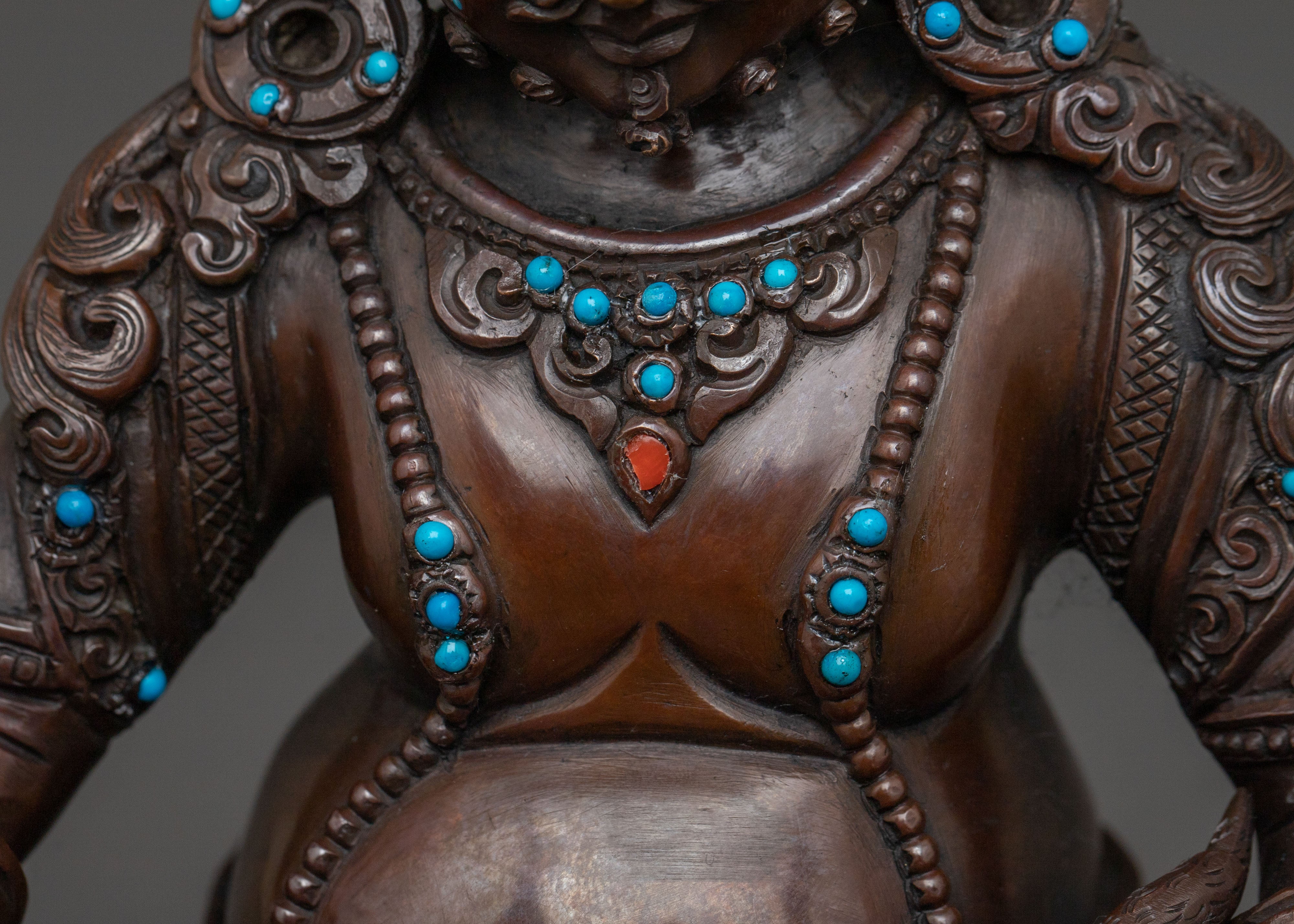 Protector Dzambhala Spiritual Statue for Prosperity