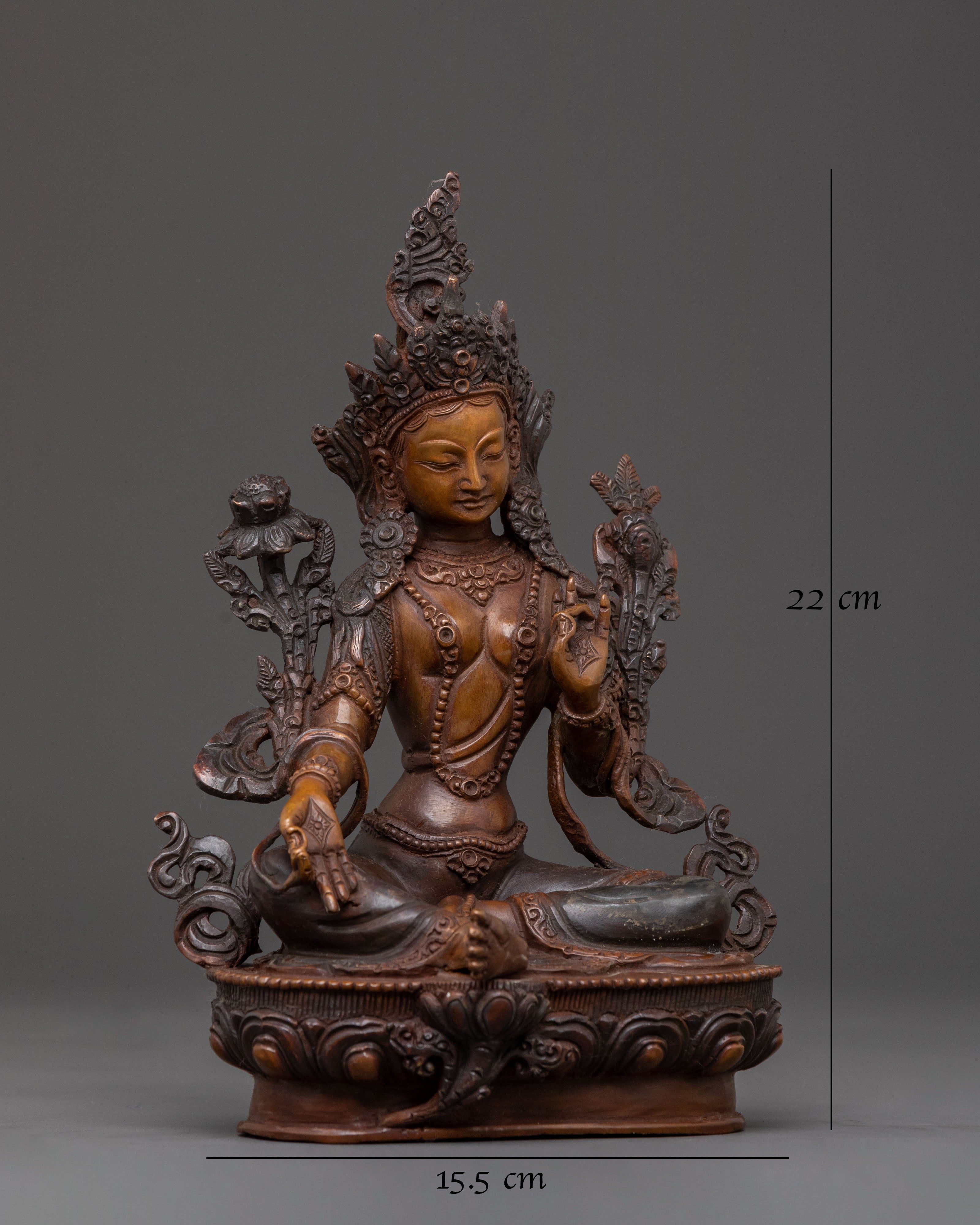 Green Tara Divine Figure | Blessing Statue