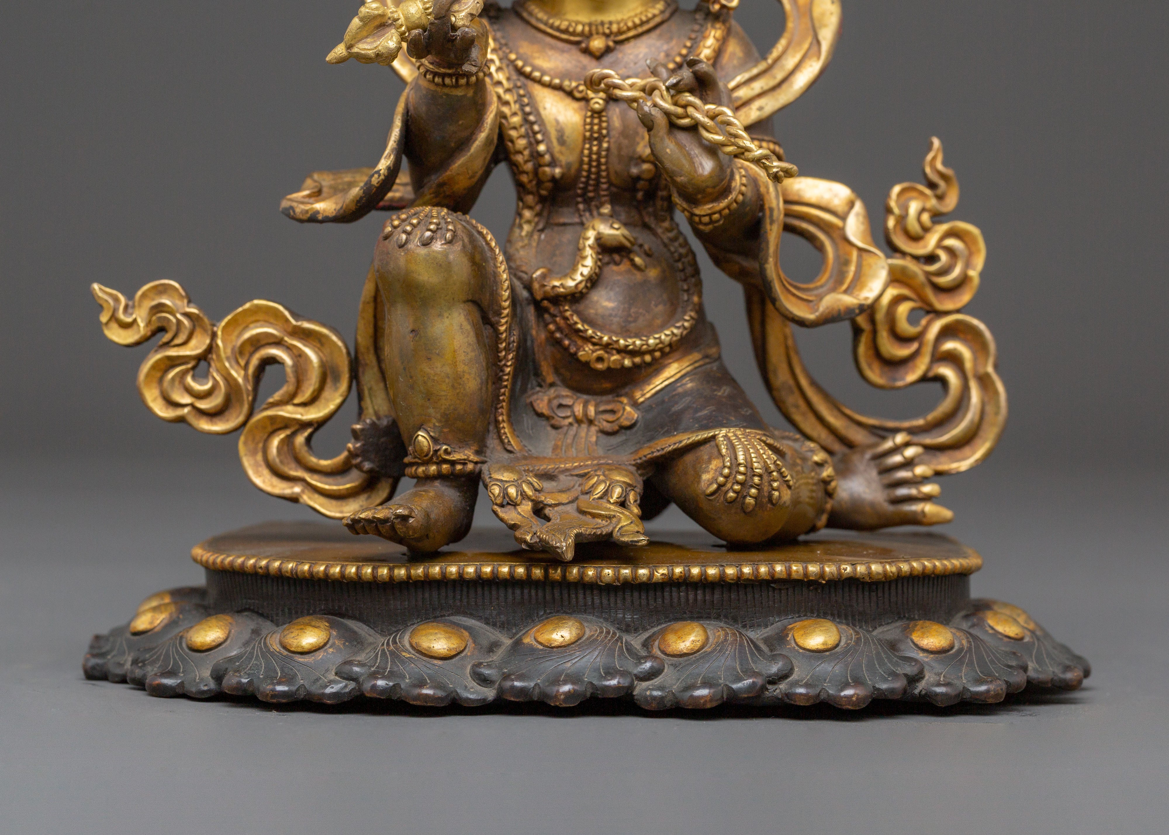 Vajrapani Fierce Protector Statue – Handcrafted Devotion