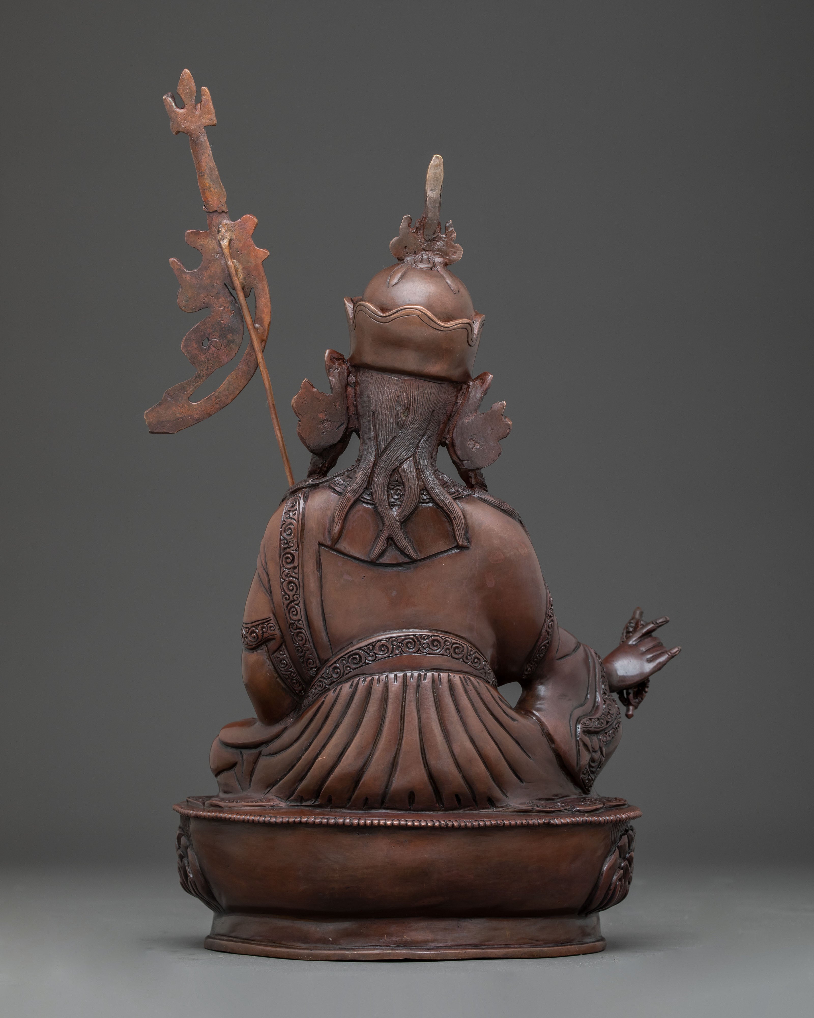 Oxidized Copper Statue of Guru Padmasambhava | Founder of Vajrayana