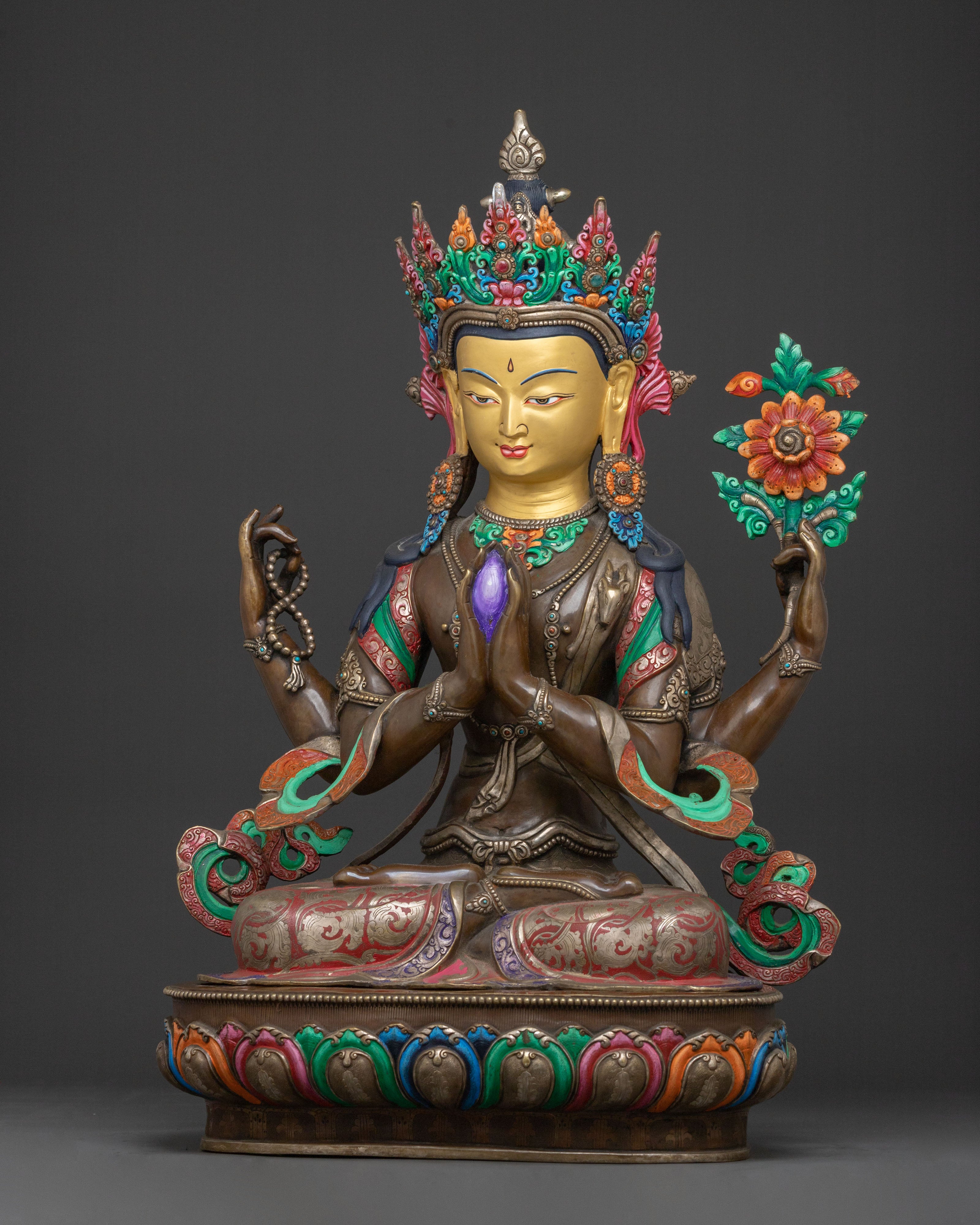 Chenrezig Statue | Bodhisattva of Infinite Compassion