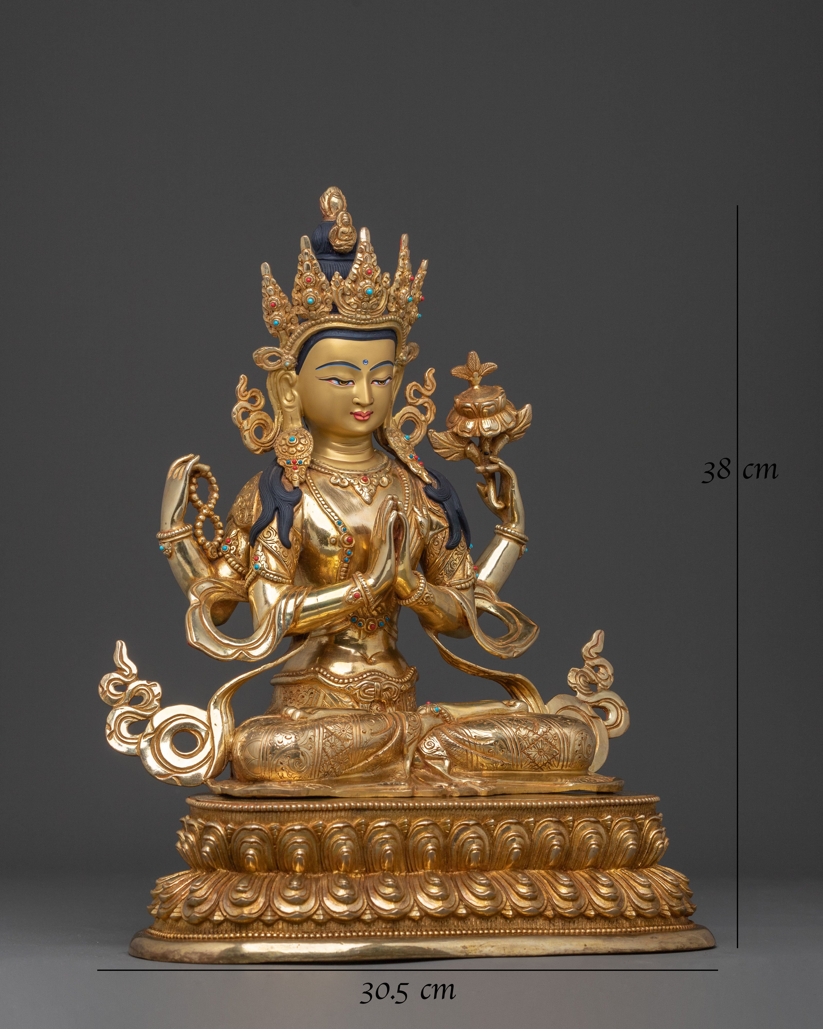 Chenrezig Spiritual Sculpture | Buddha of Compassion