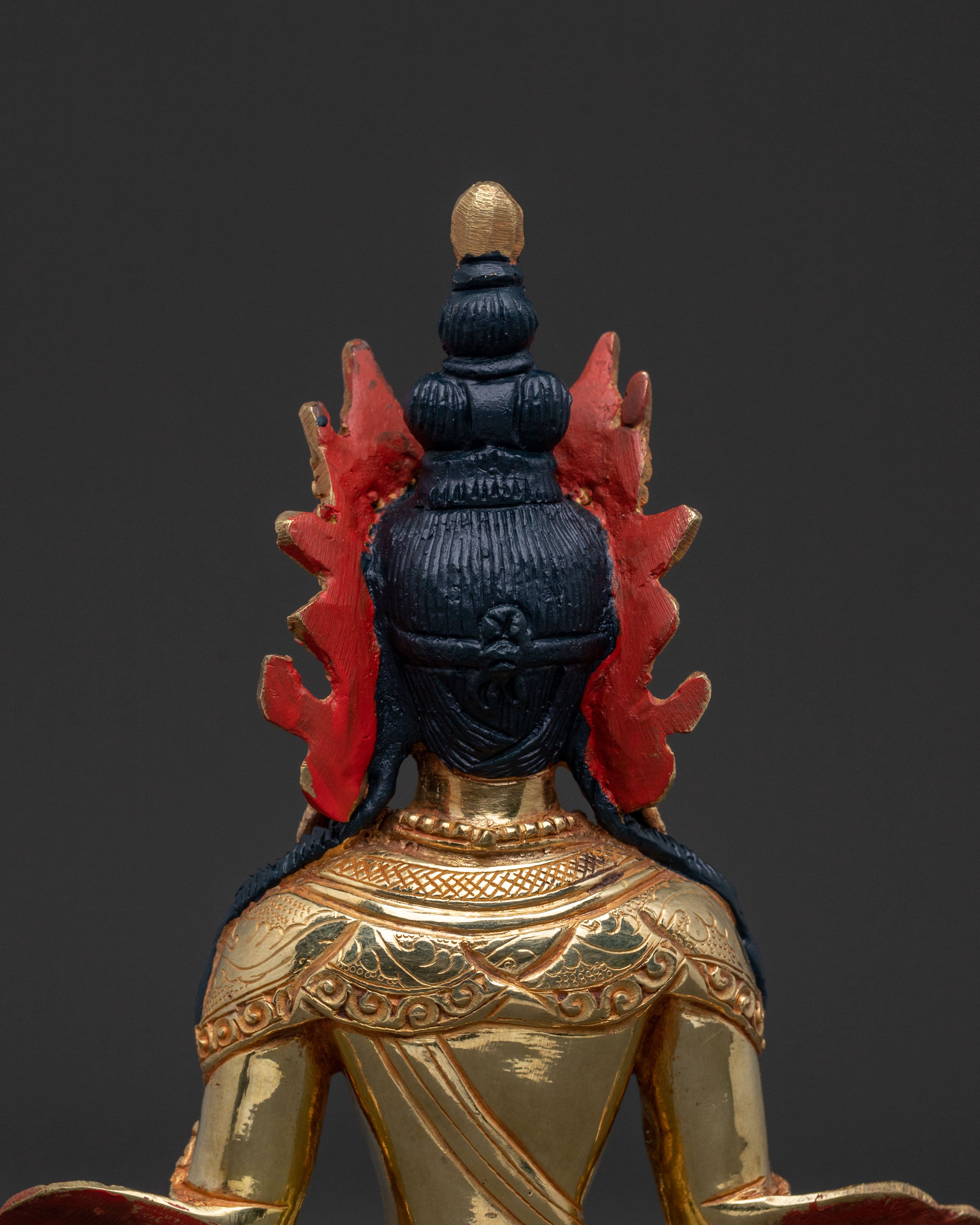 Amitayus Himalayan Statue – Auspicious Golden Form