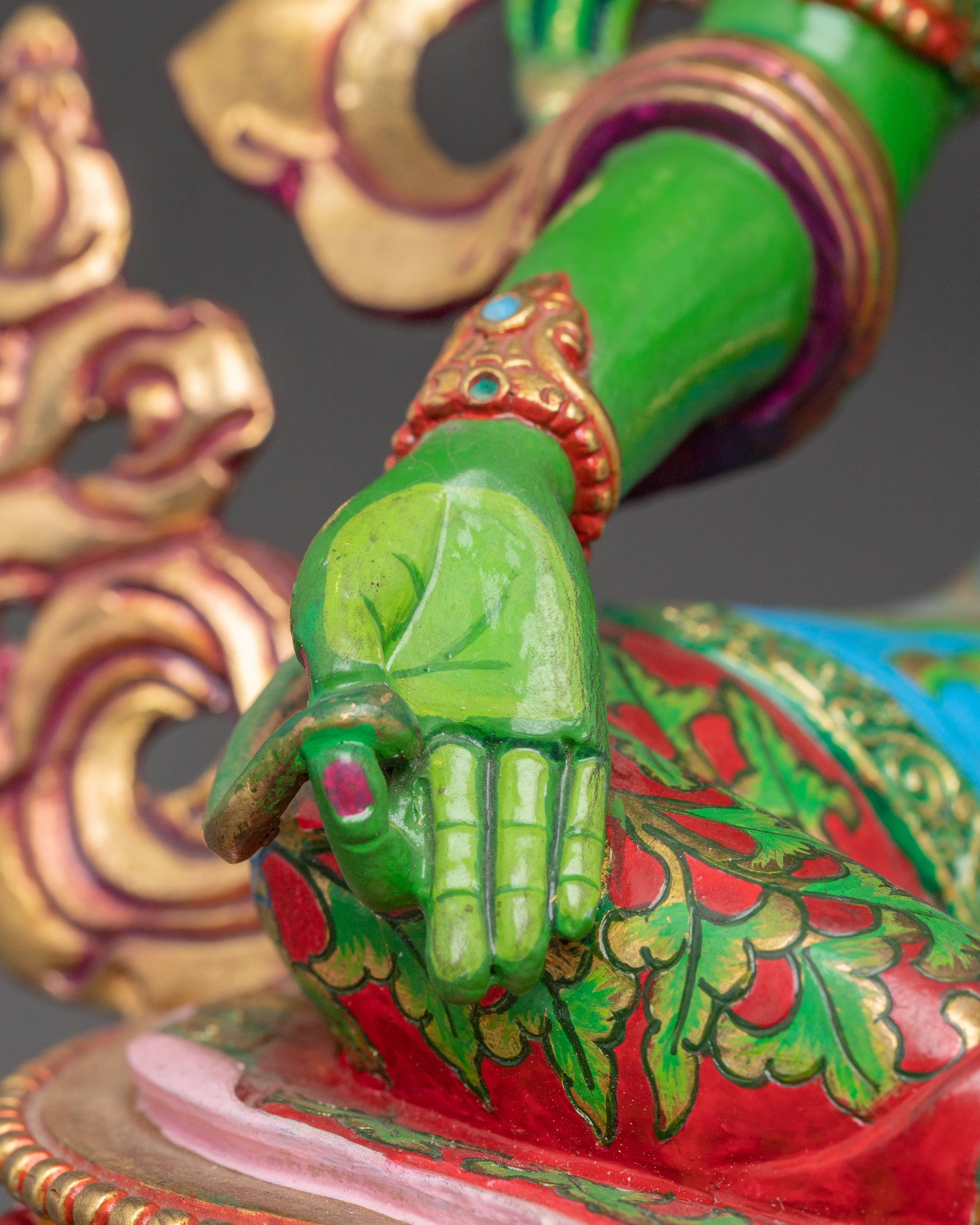 Mother Green Tara Handcrafted Statue | Embodiment of Compassion