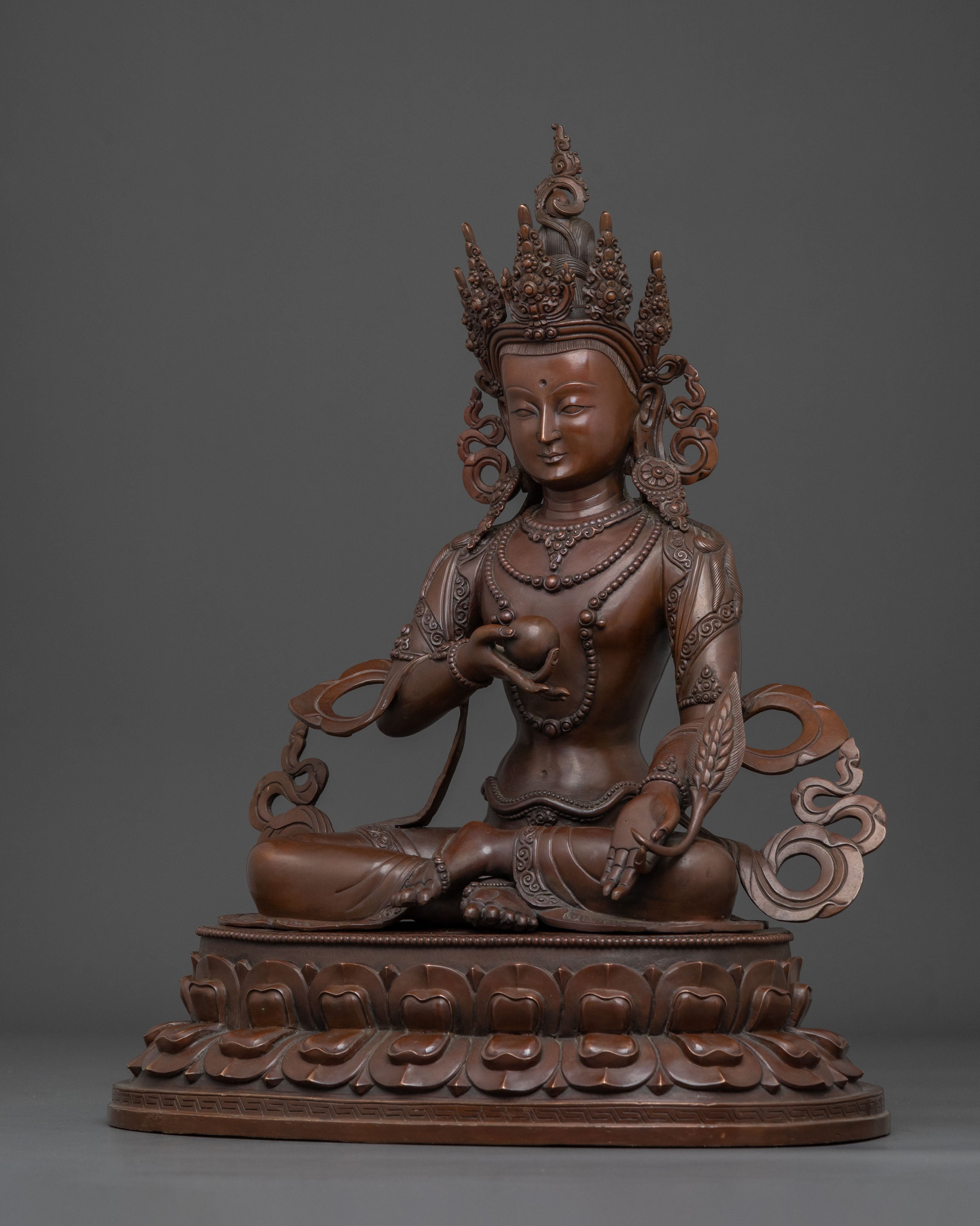 Tibetan Bodhisattva Kshitigarbha Statue | Home Decor