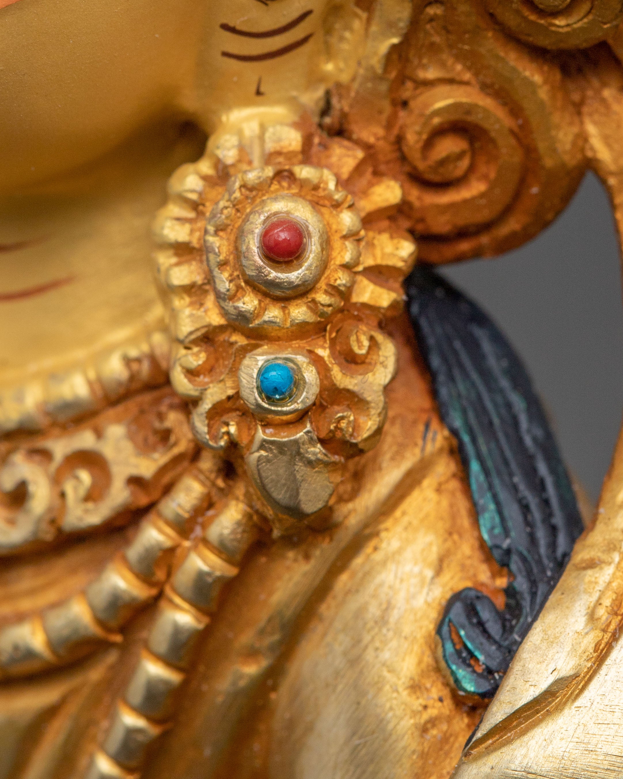 Samantabhadra Gold Electroplated Statue | Universal Virtue