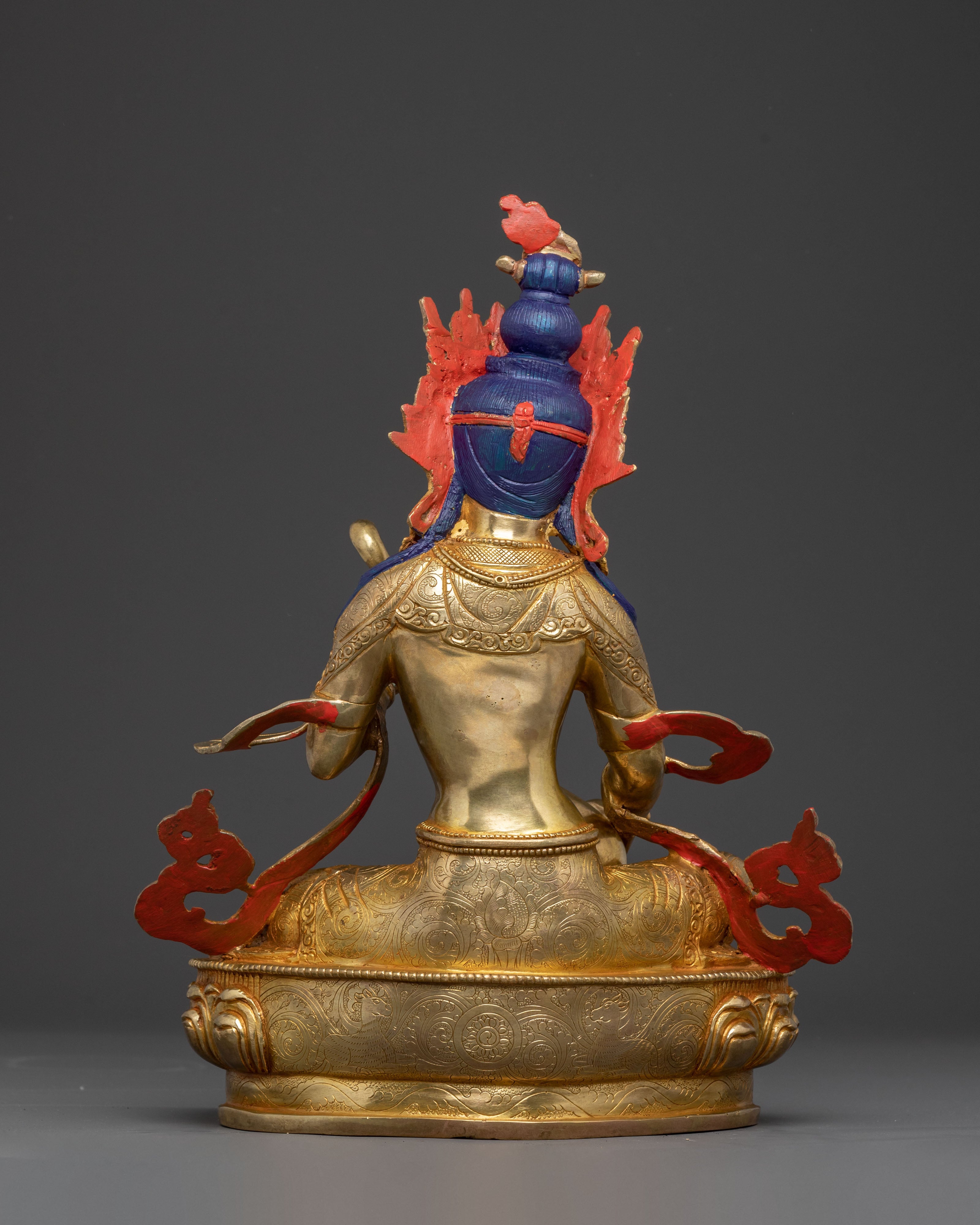 Goddess Saraswati Spiritual Statue - Handcrafted Serenity