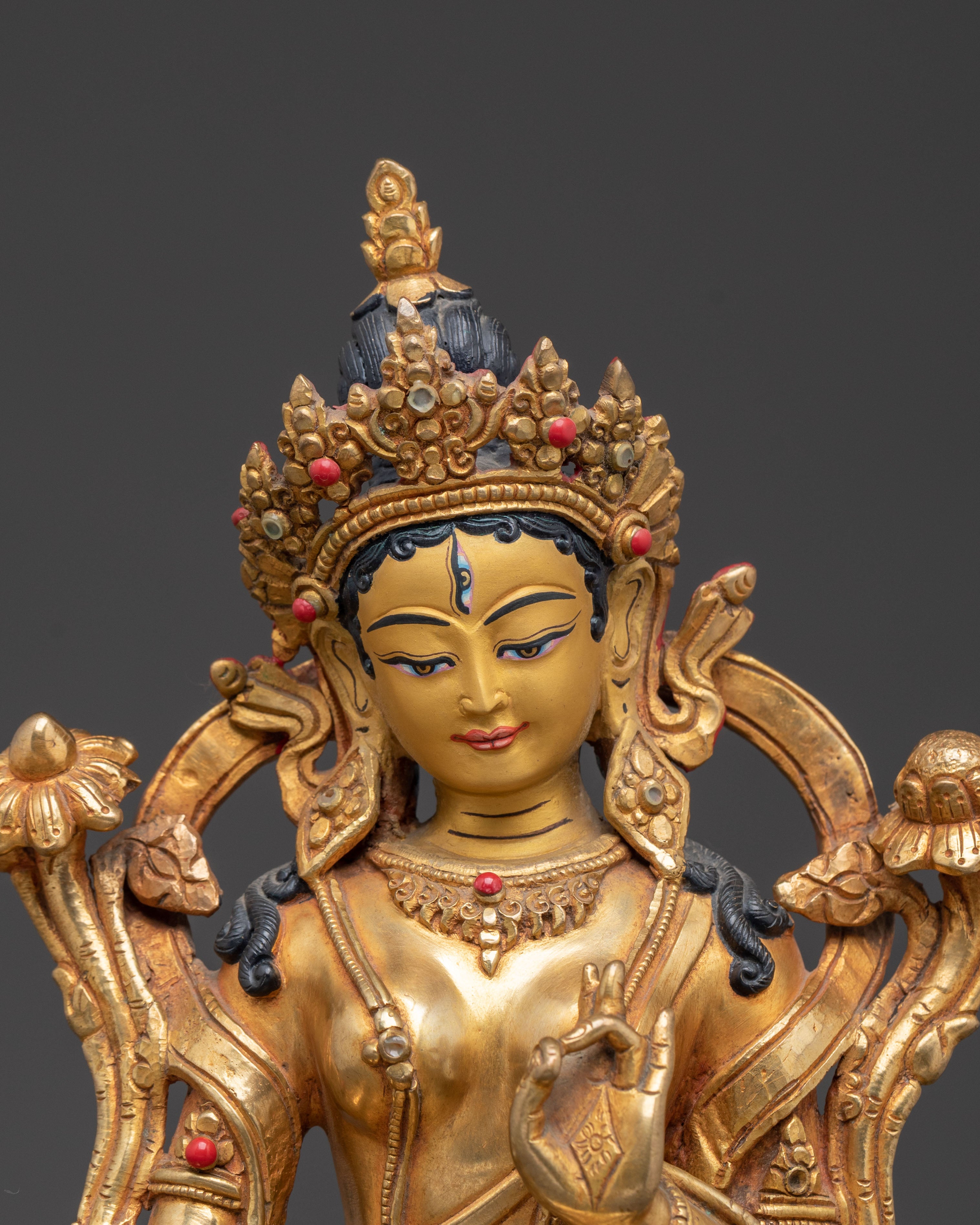 White Tara Protector Statue | Buddhist Alter Decor