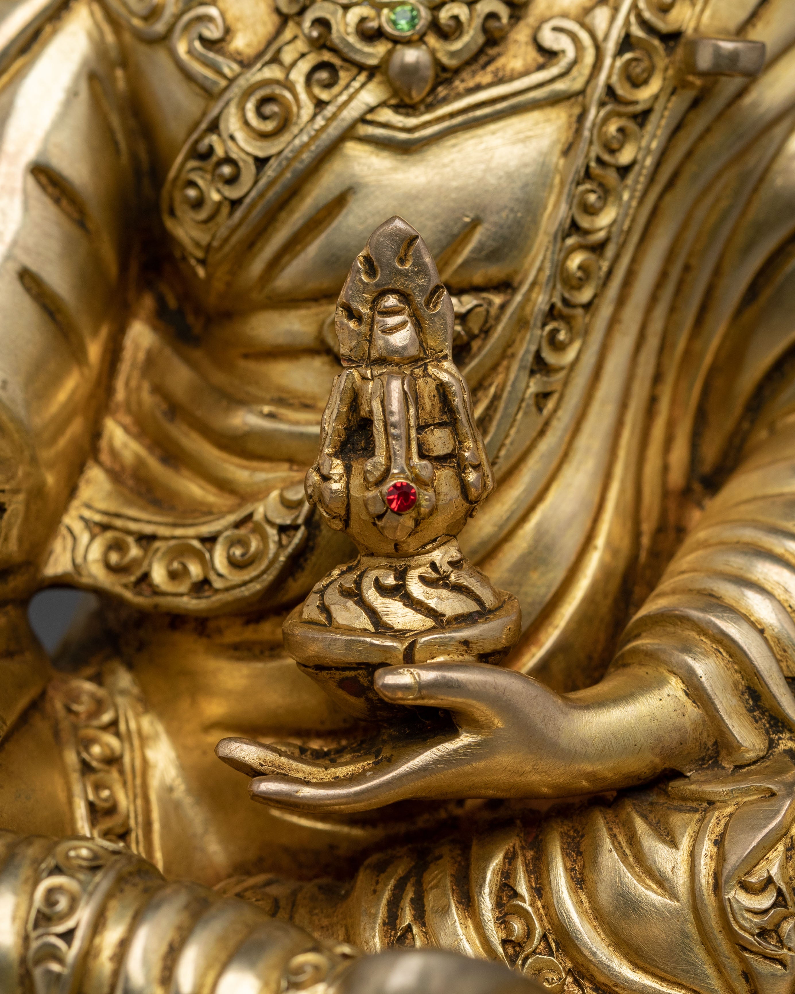 Guru Rinpoche Sculpture | Tibetan Buddhist Master