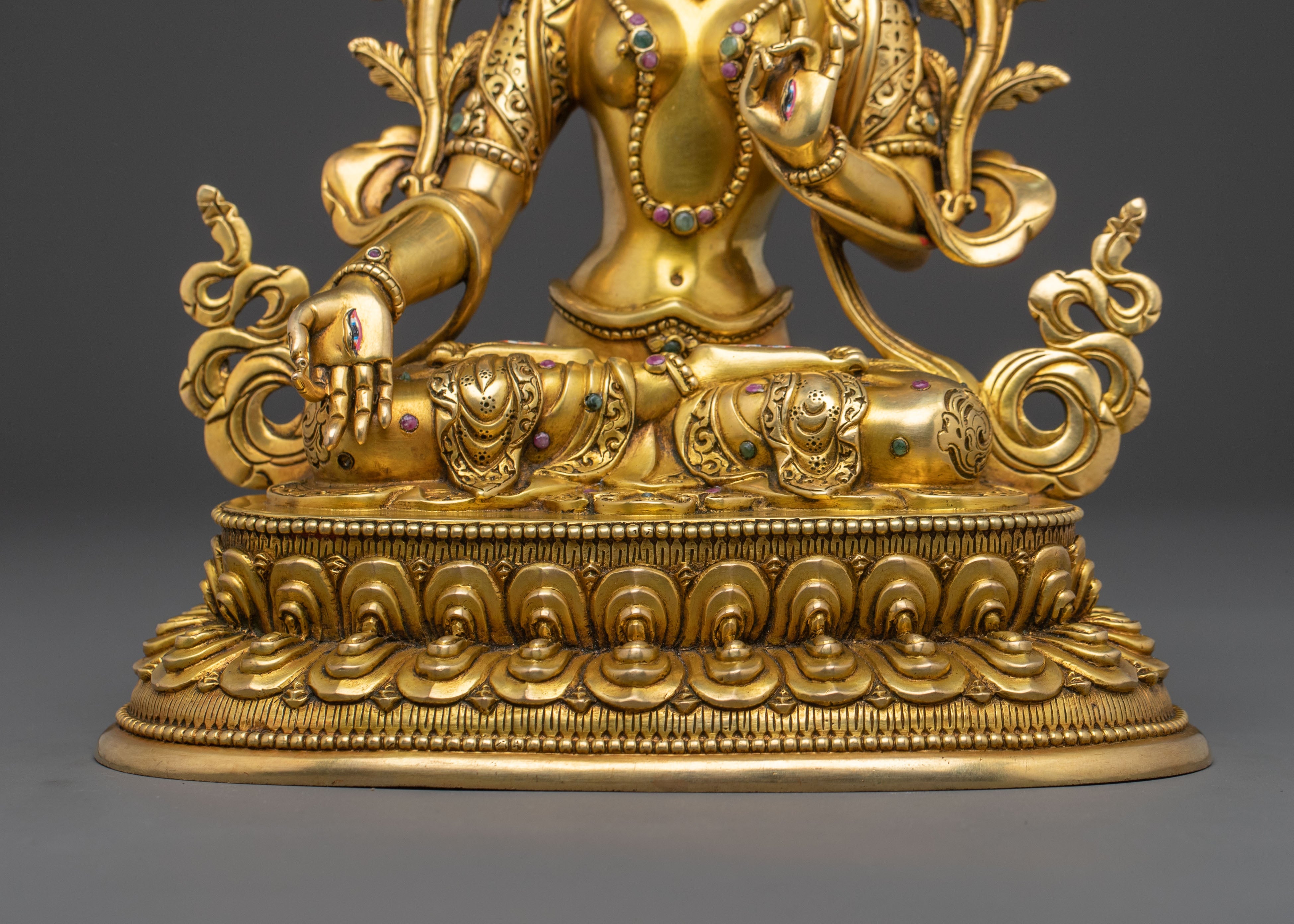 Handcrafted White Tara Statue | Sacred Buddhist Idol