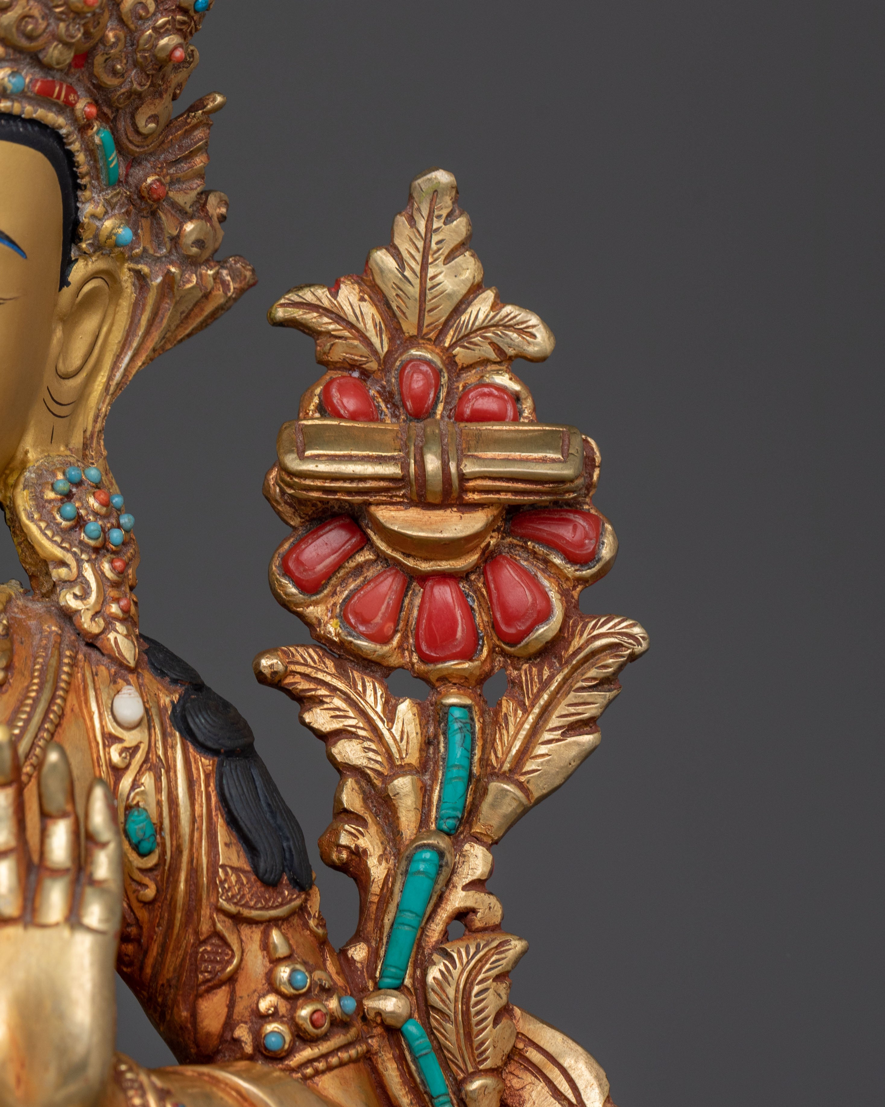 Manjushri Statue | Tibetan Wisdom Figurine