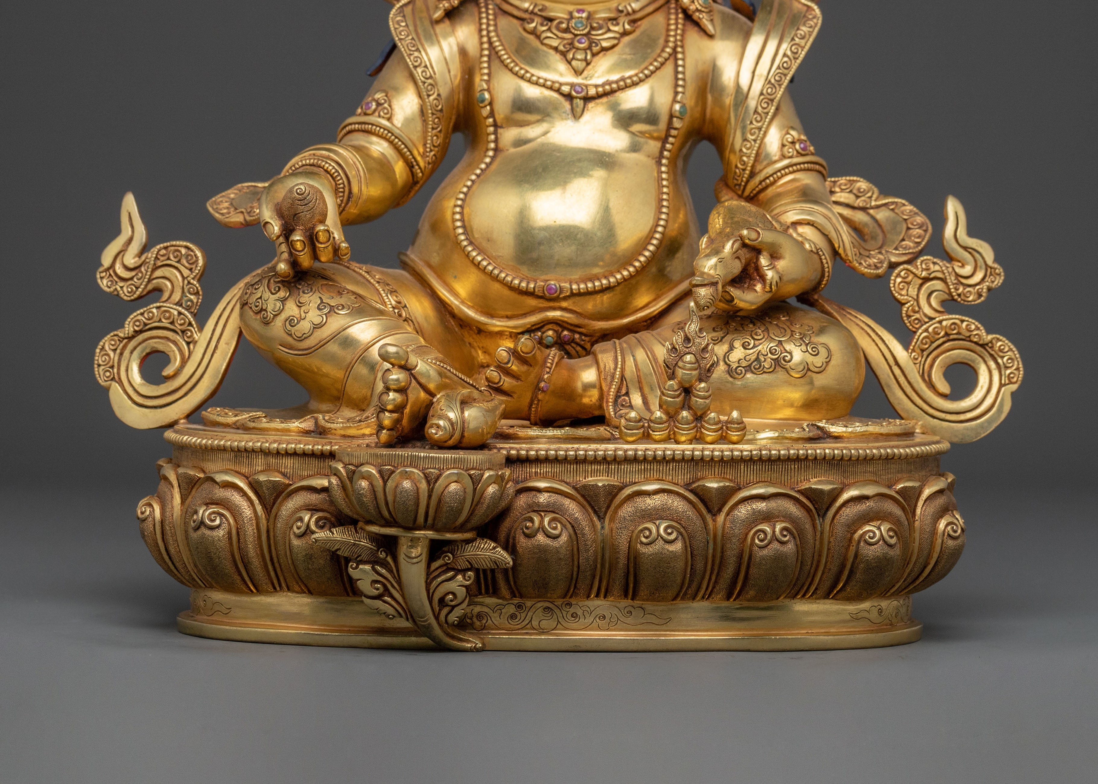 Dzambhala Wealth Blessing Statue | Spiritual Prosperity