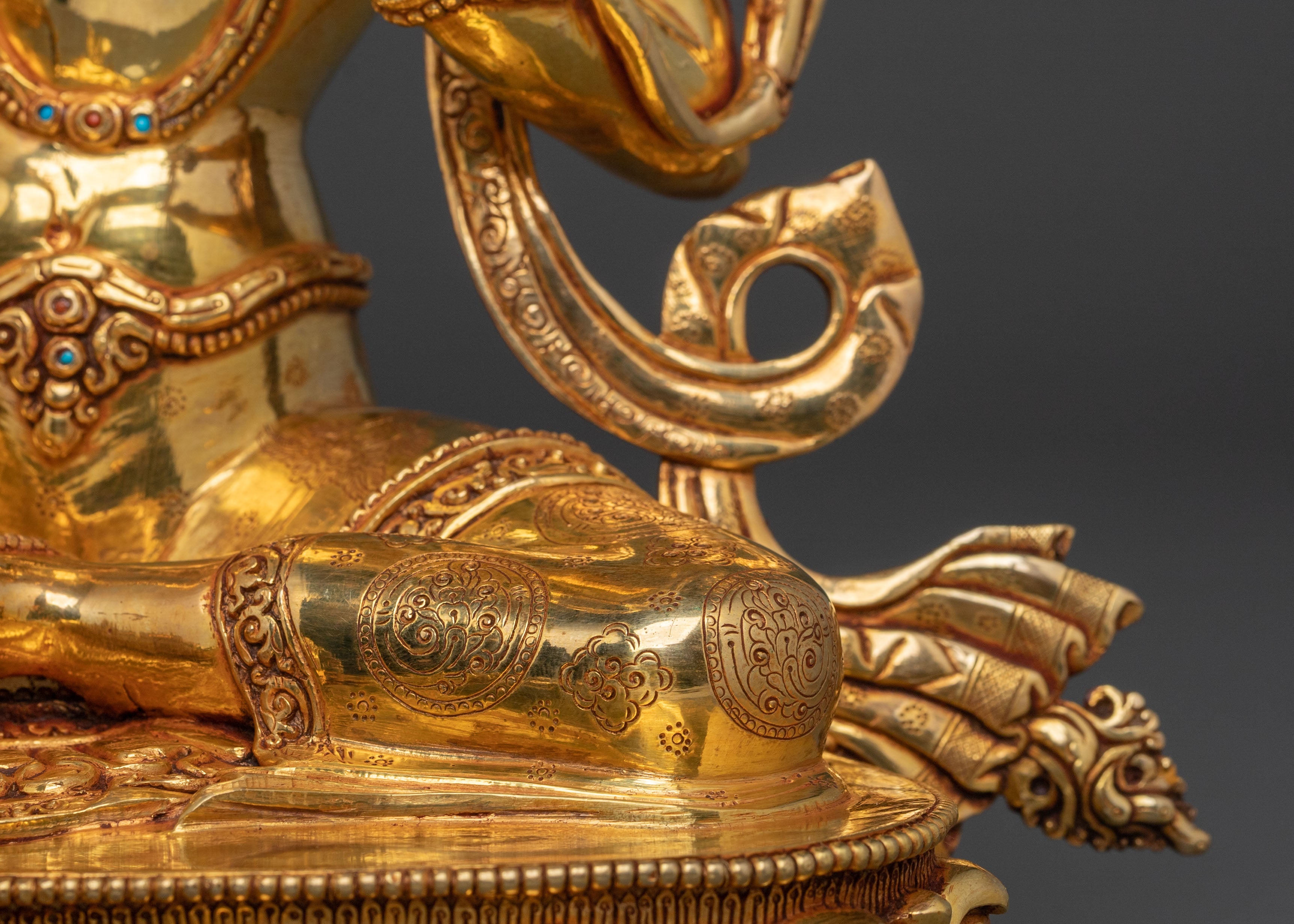 Green Tara Statue | Sacred Buddhist Goddess