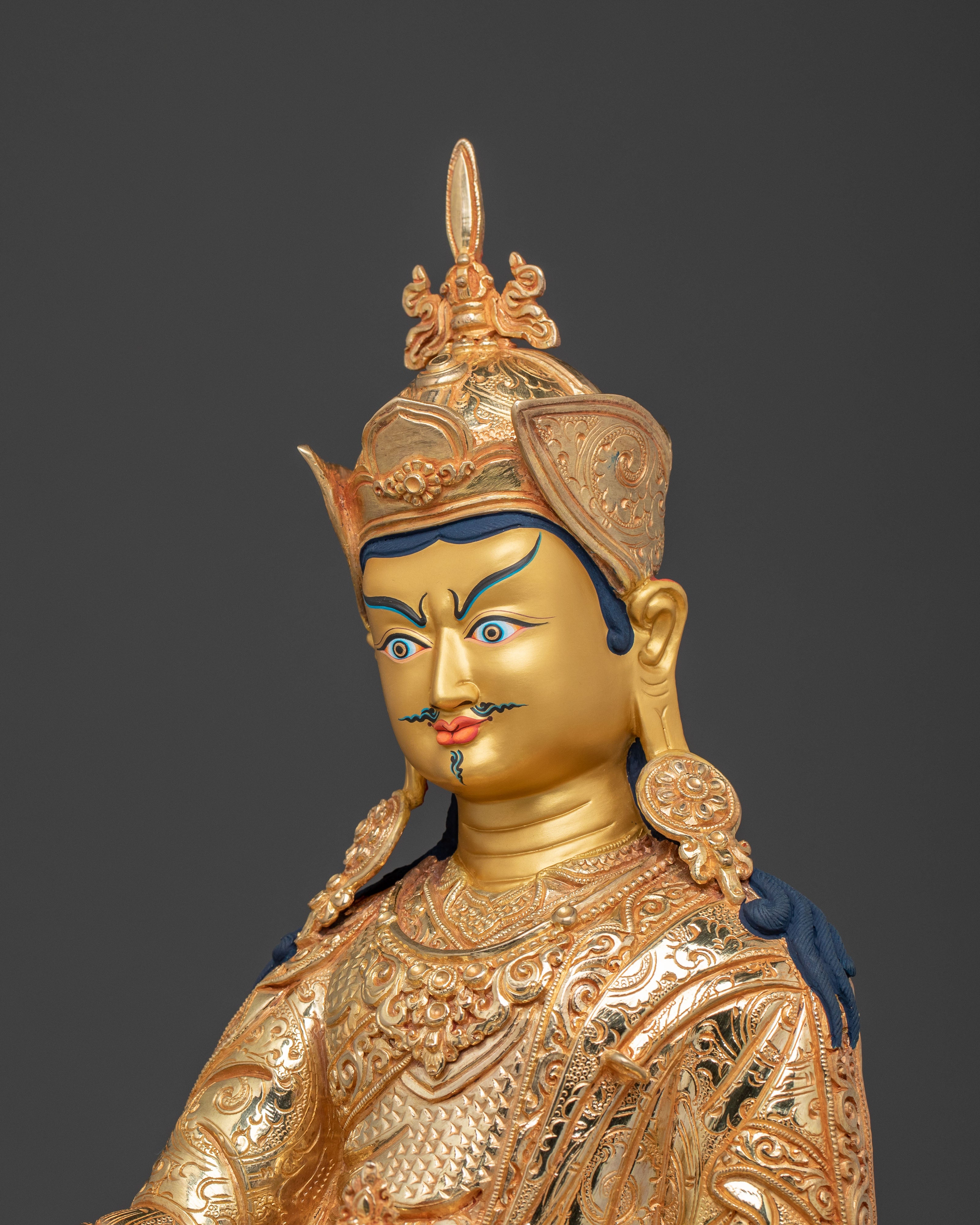 Guru Rinpoche Spiritual Statue for Meditation Decor