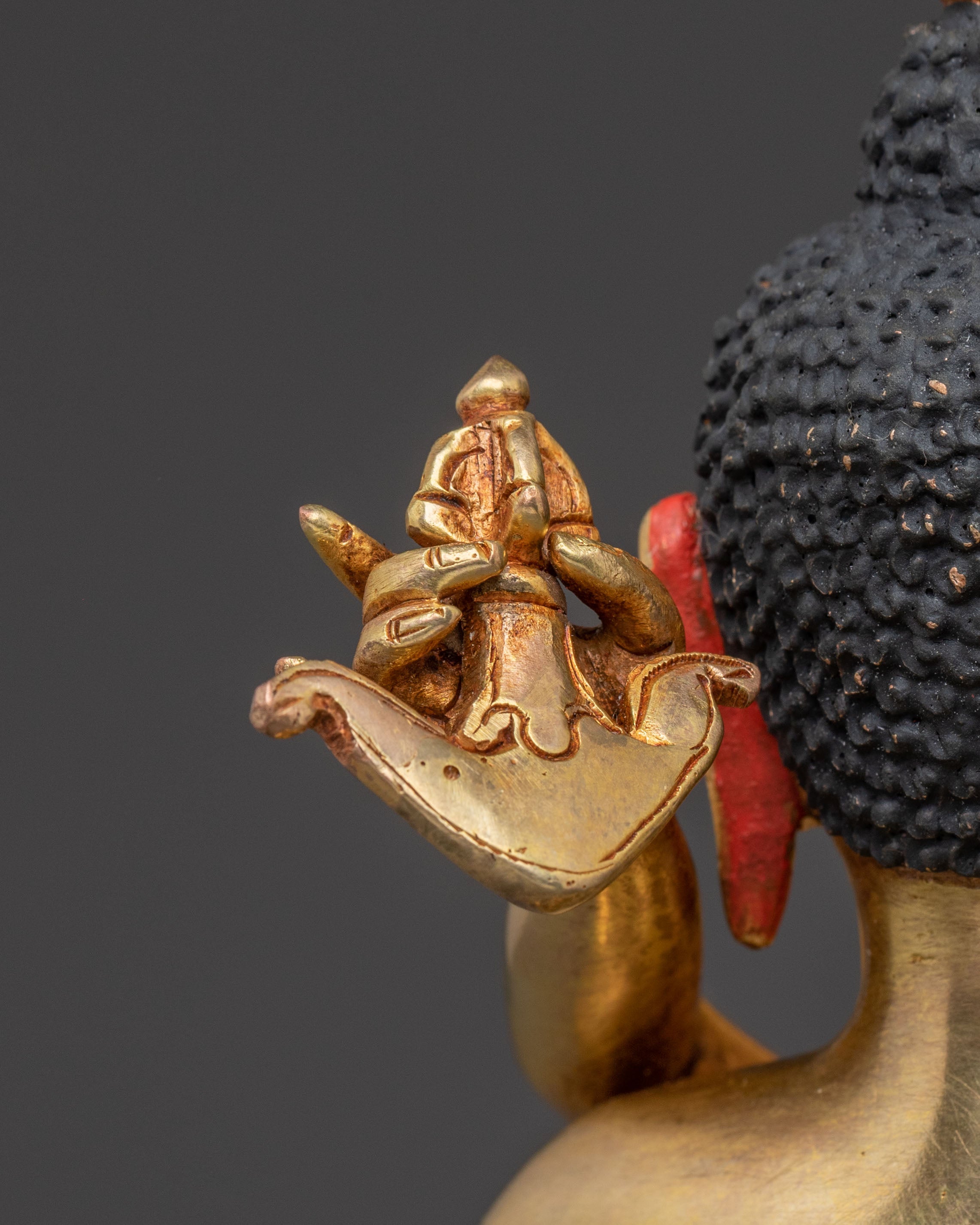 Samantabhadra Handcrafted Copper Statue with His Consort Samantabhadri