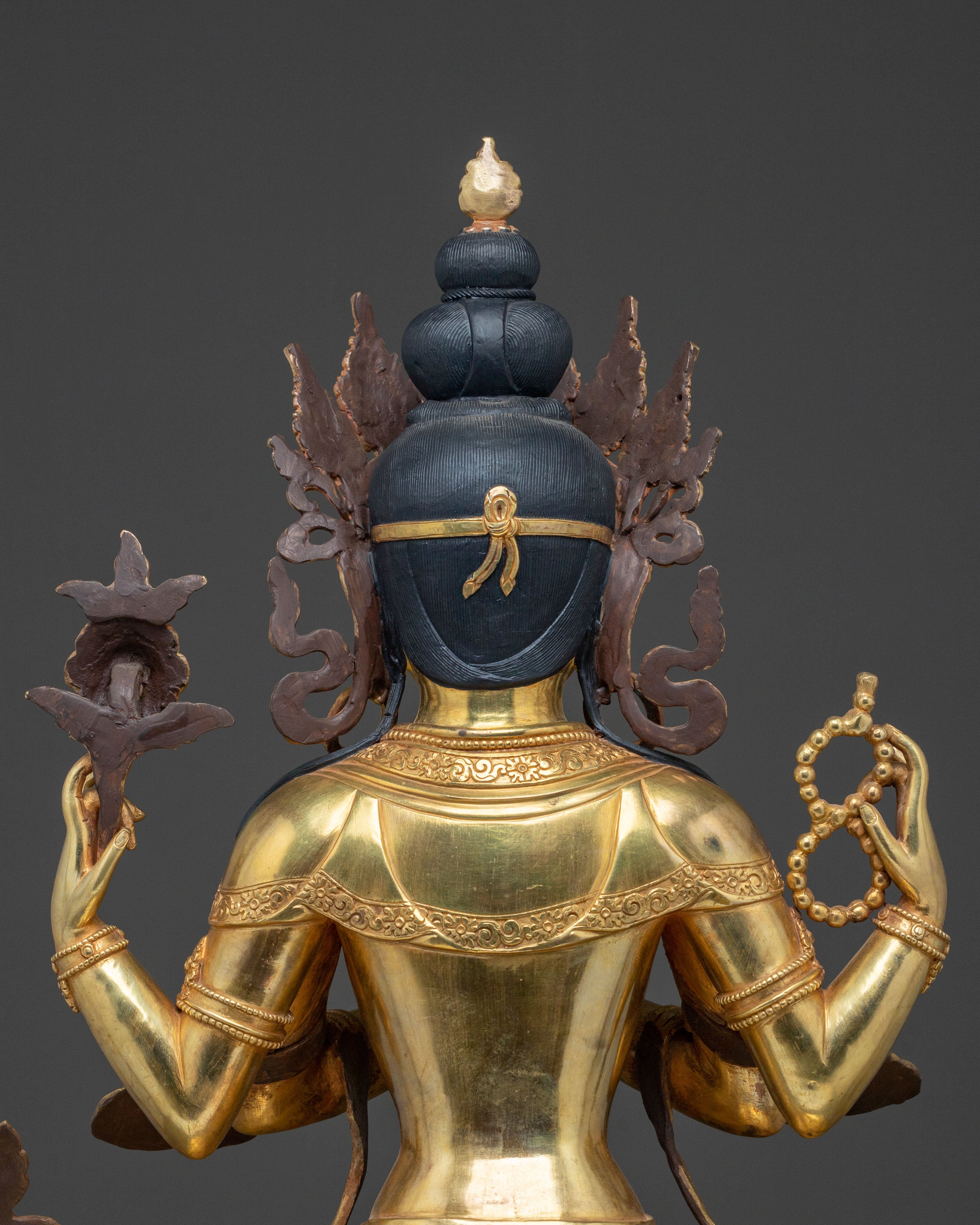 Four-Armed Chenrezig Figurine | Spiritual Home Decor