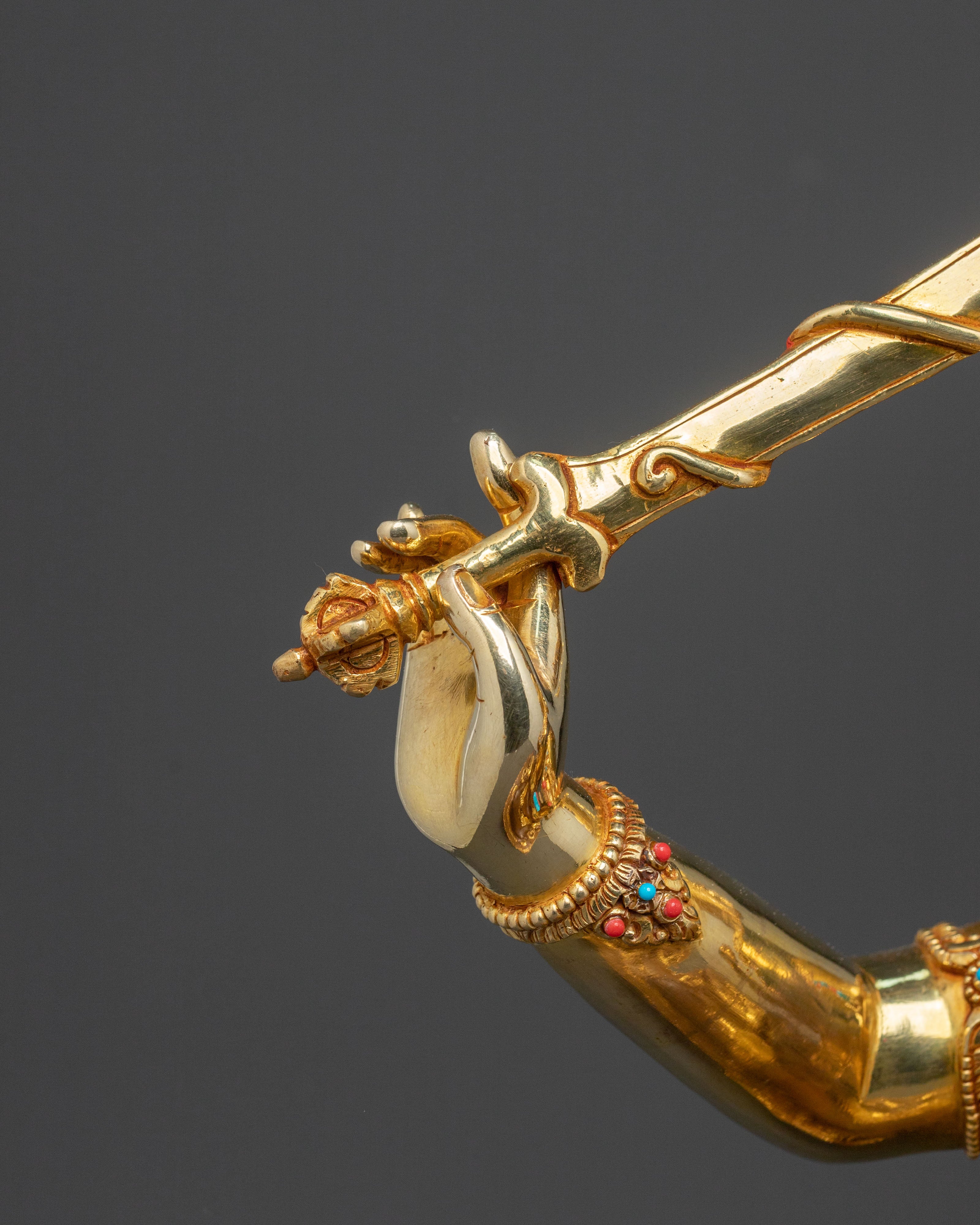 Manjushri Sacred Statue | Handcrafted Wisdom Figure