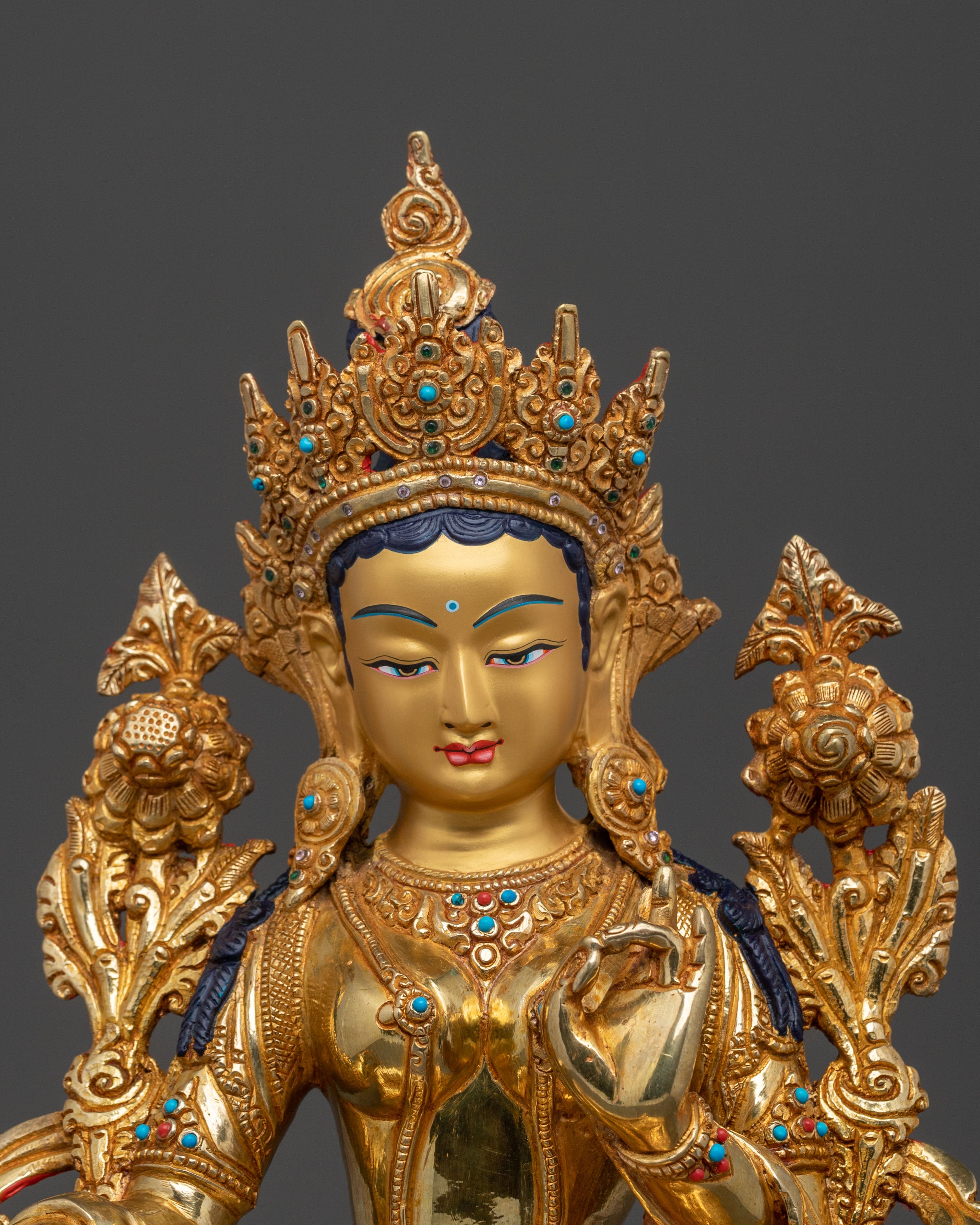 Guardian Green Tara Sculpture | Goddess of Compassion
