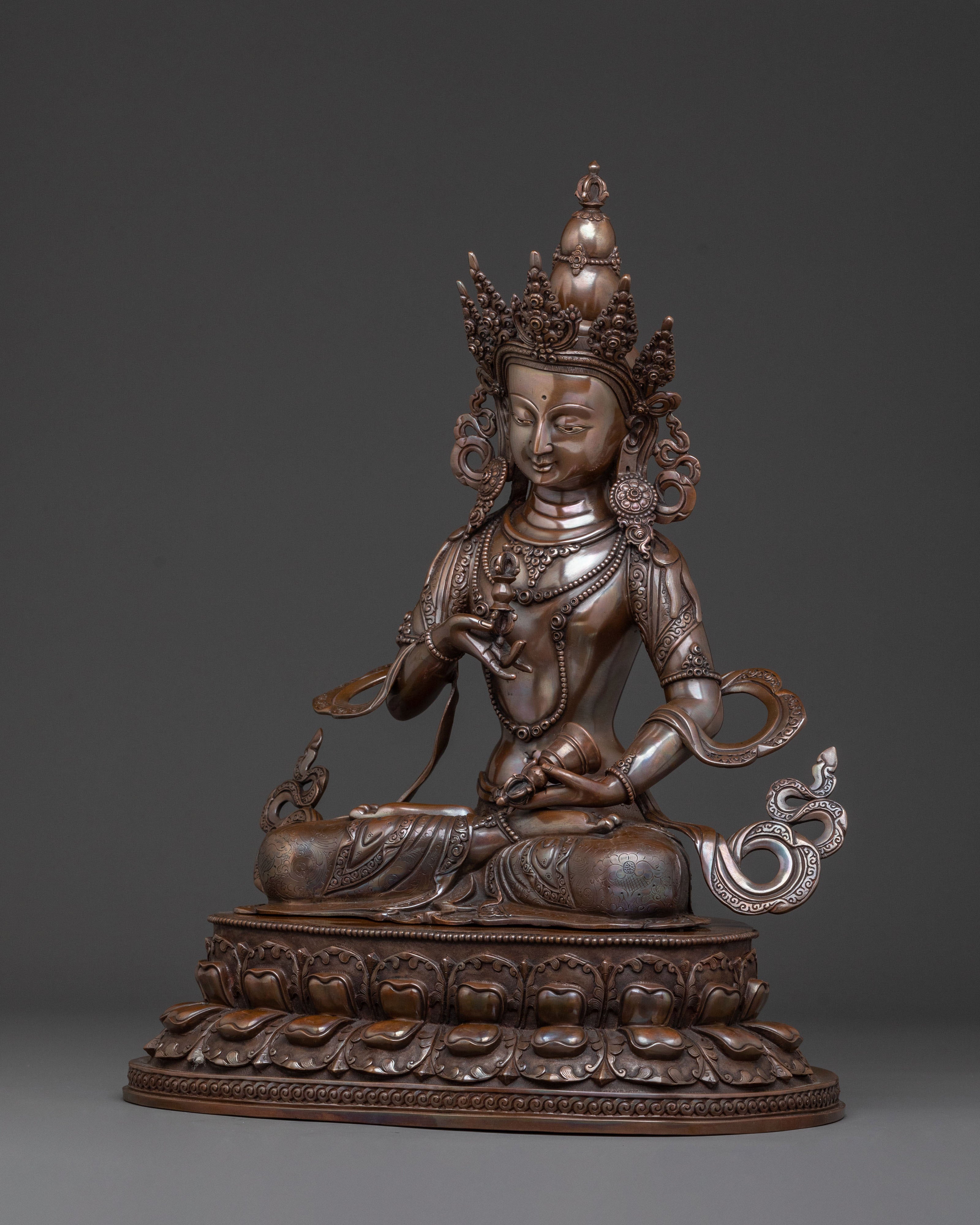 Vajrasattva Spiritual Statue | Meditational Figure