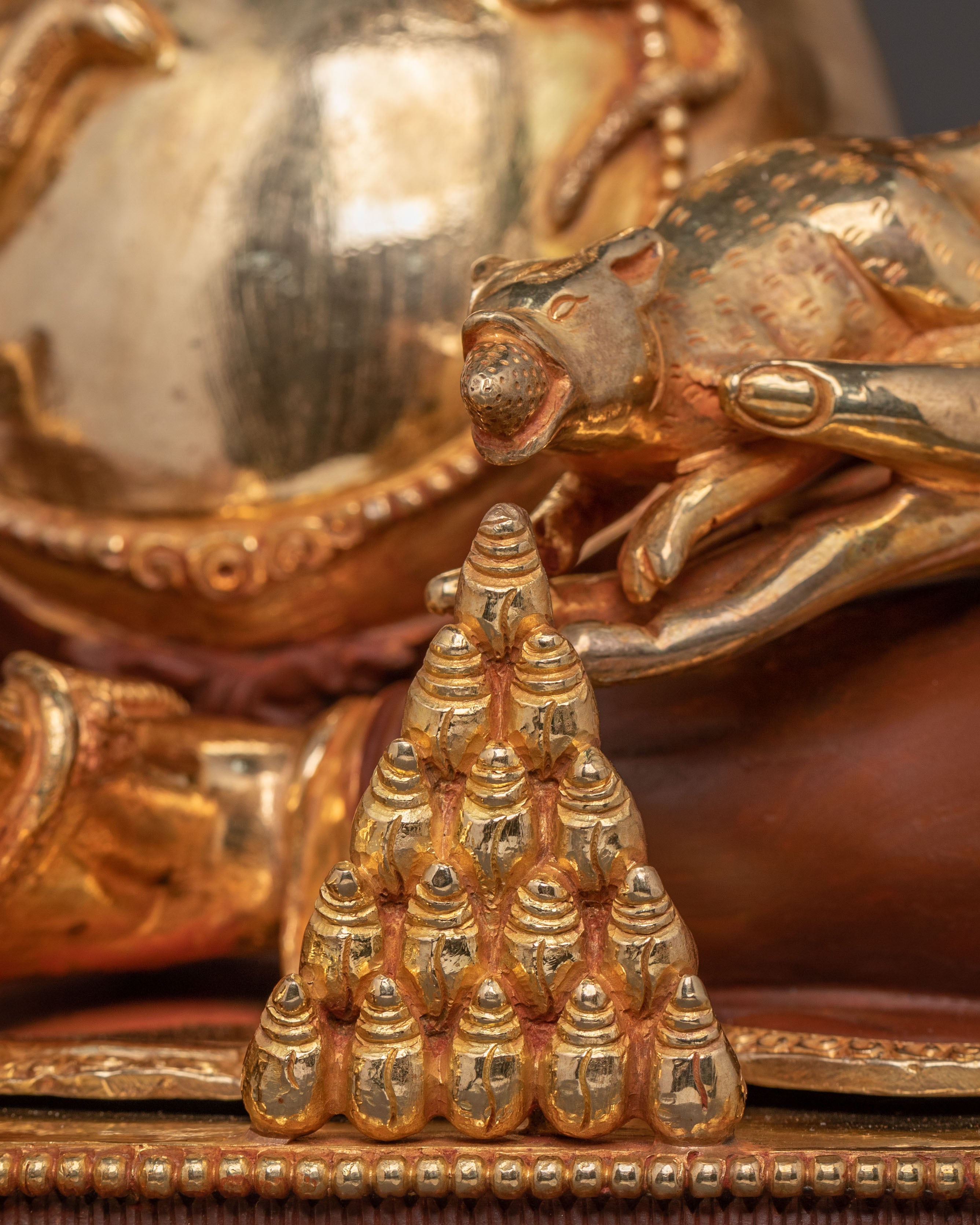 Golden Dzambhala Prosperity Statue | Handcrafted in Nepal
