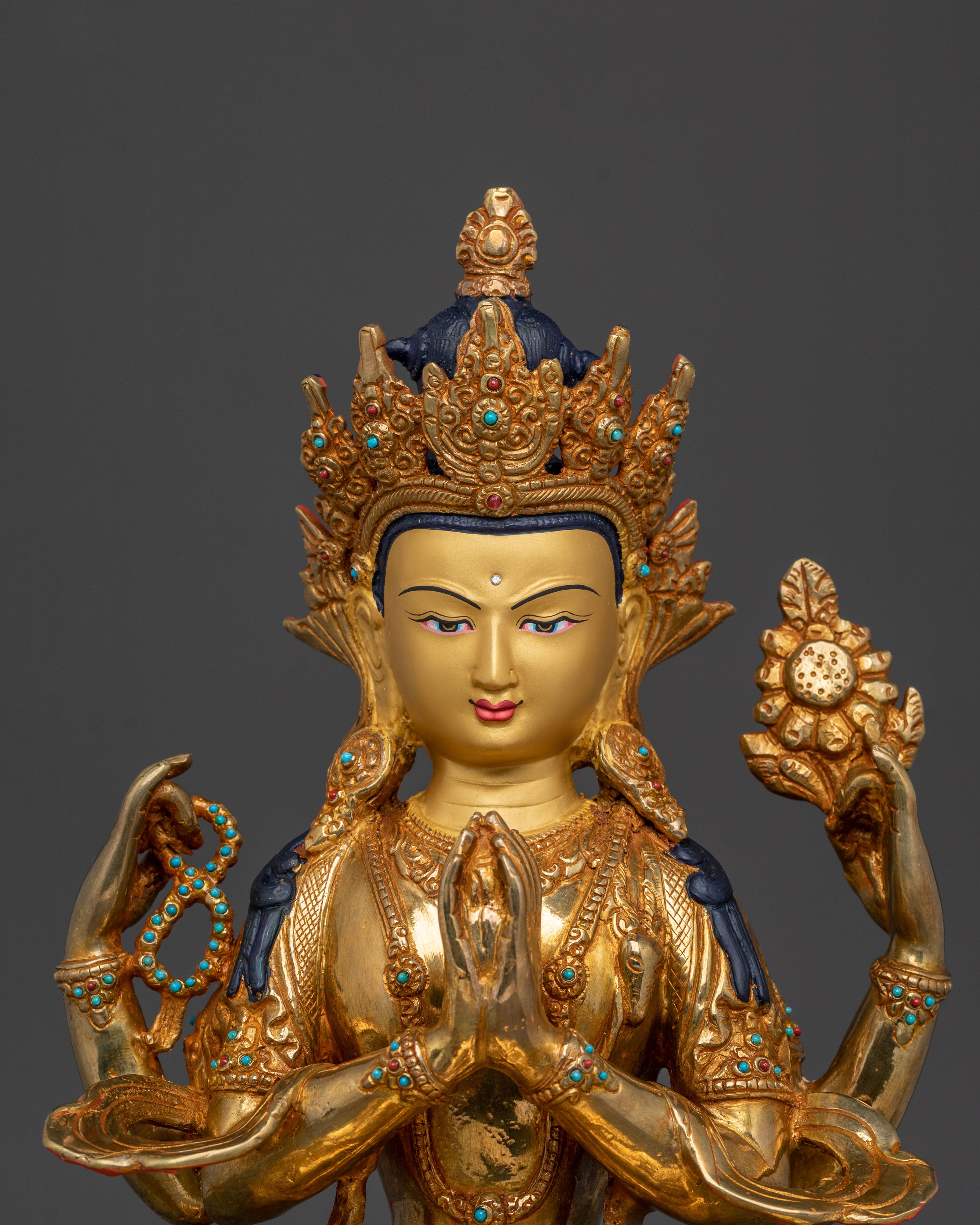 Sacred Chenrezig Buddhist Statue | Home Decor