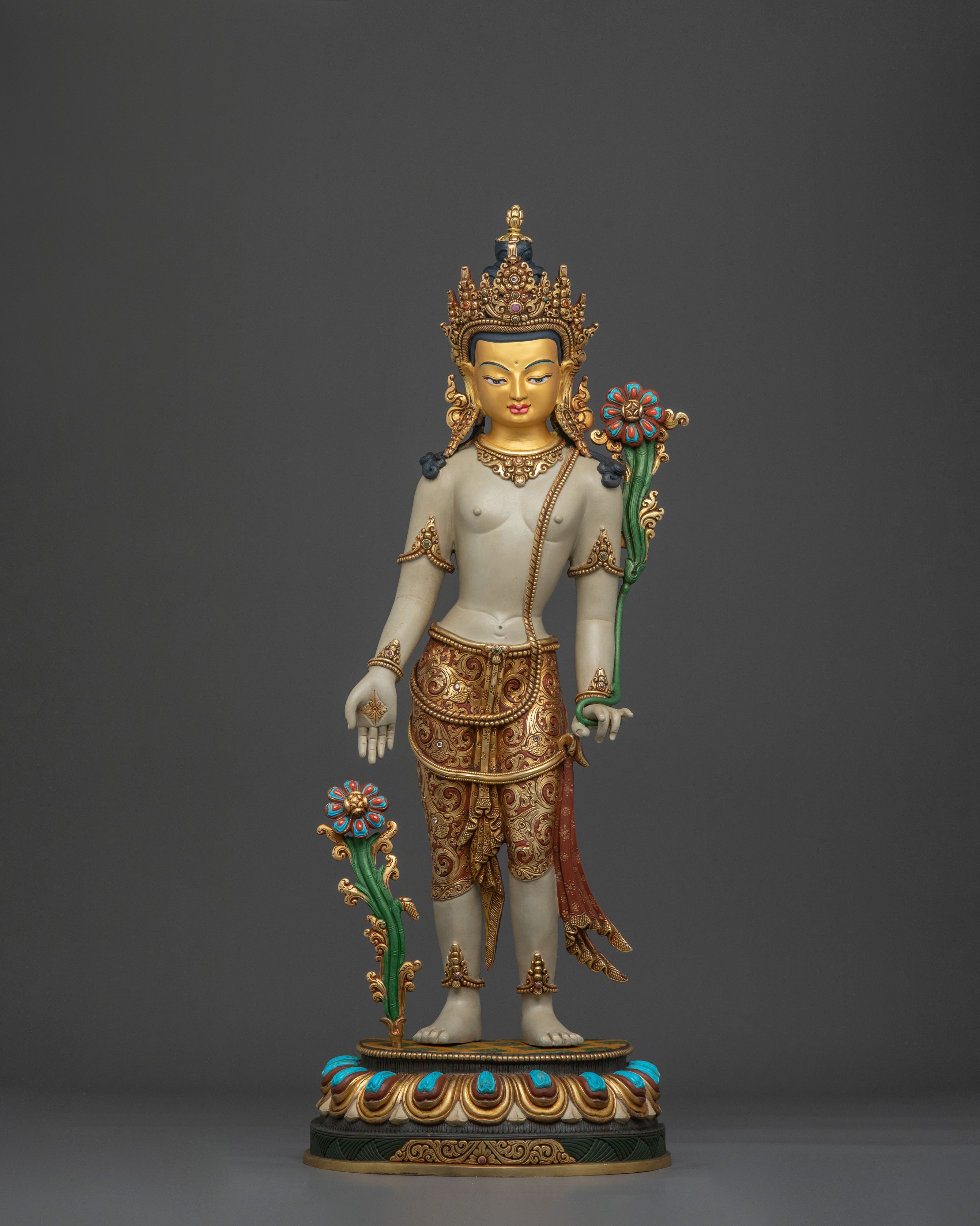 Traditional Padmapani Handmade Statue | Home Decor