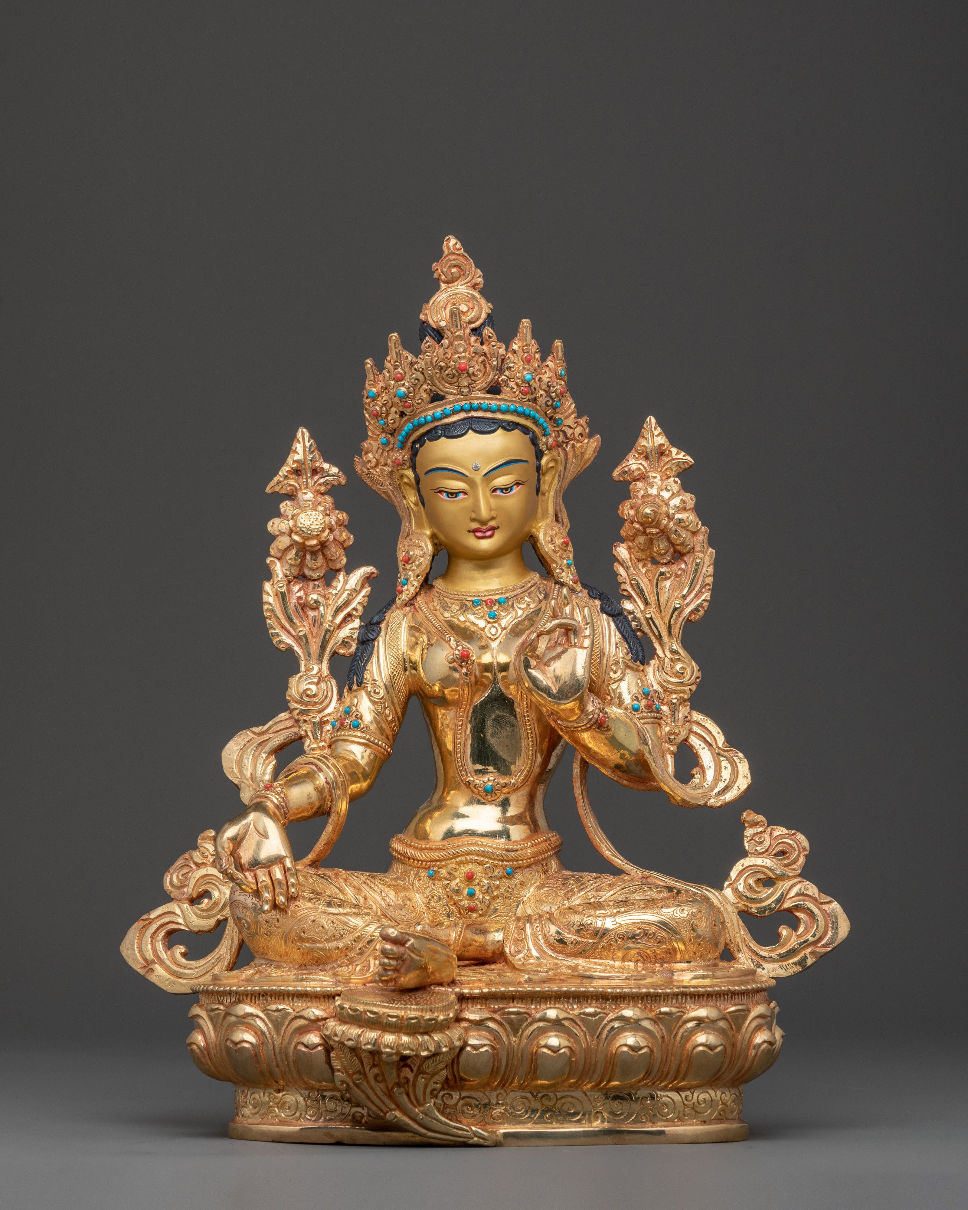 Green Tara Statue