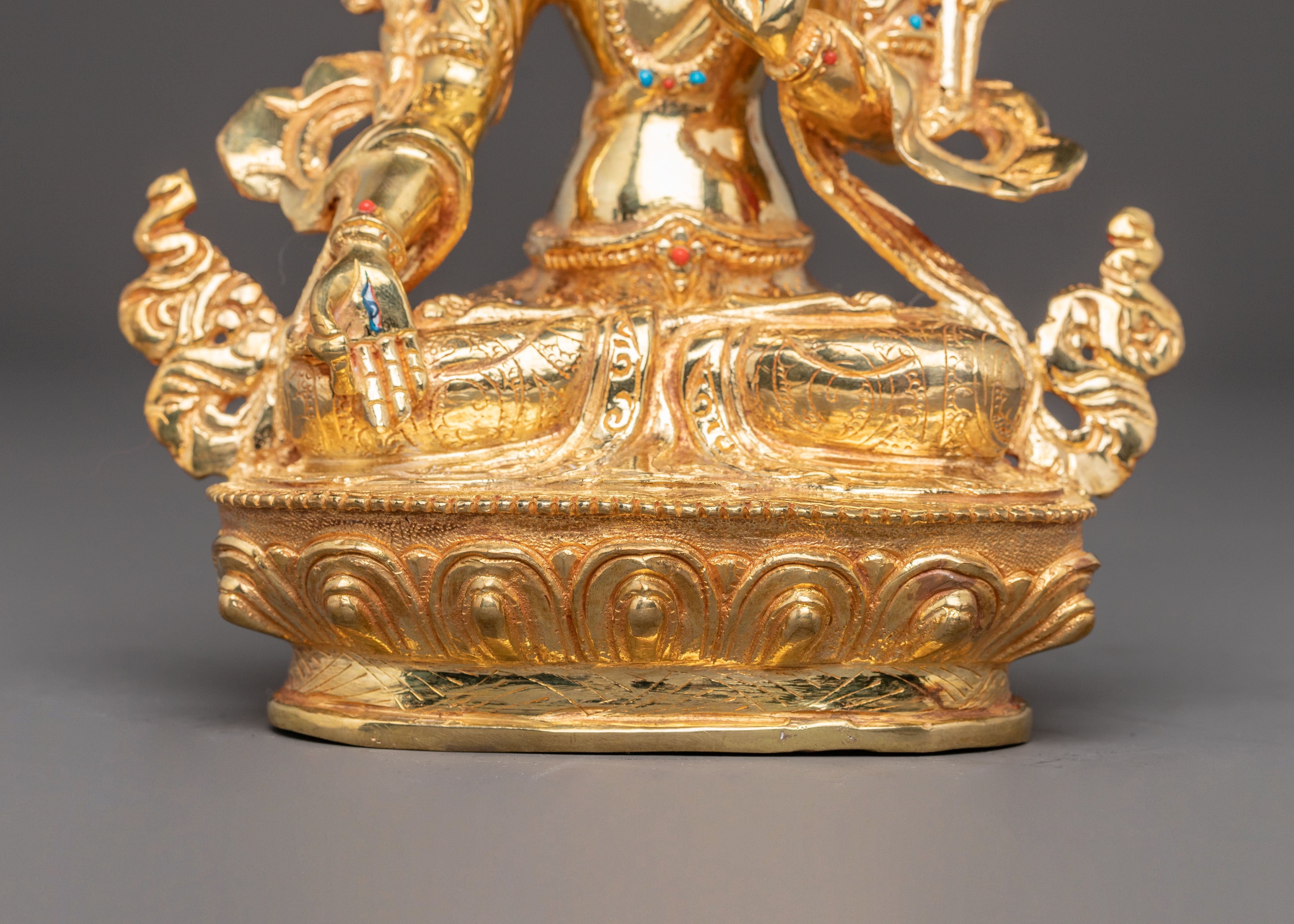 White Tara Statue: Goddess of Healing