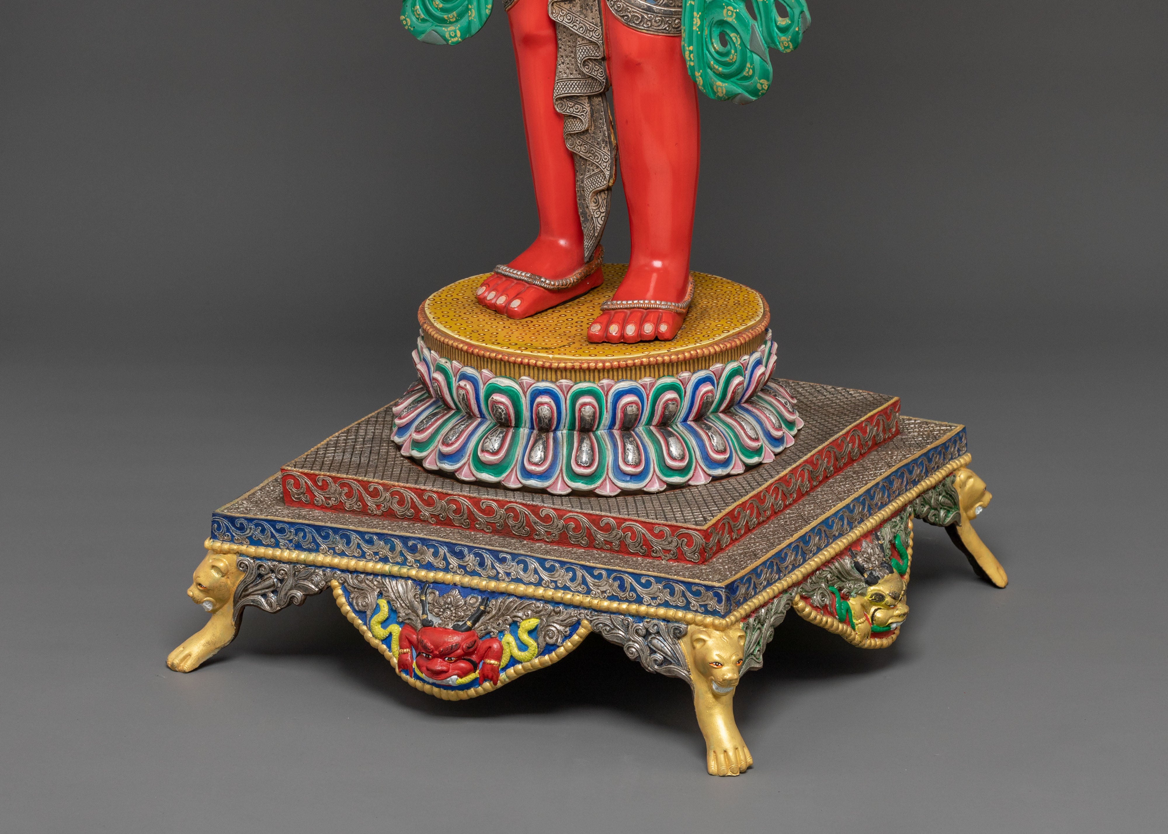 Monumental Standing Padmapani Lokeshwor Statue | Buddhist Compassion Deity