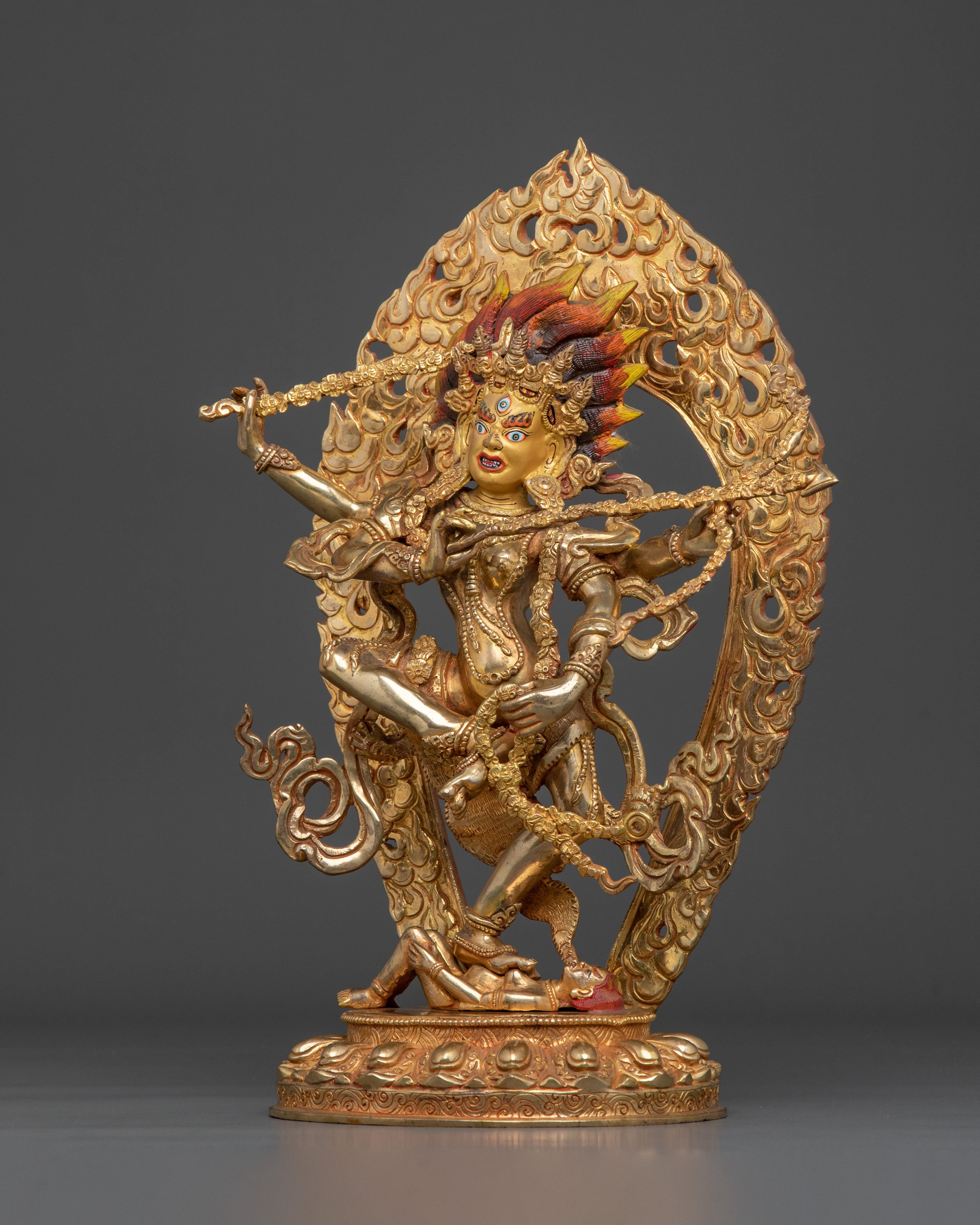 Handmade Kurukulla Buddhist Statue | Protector Figurine