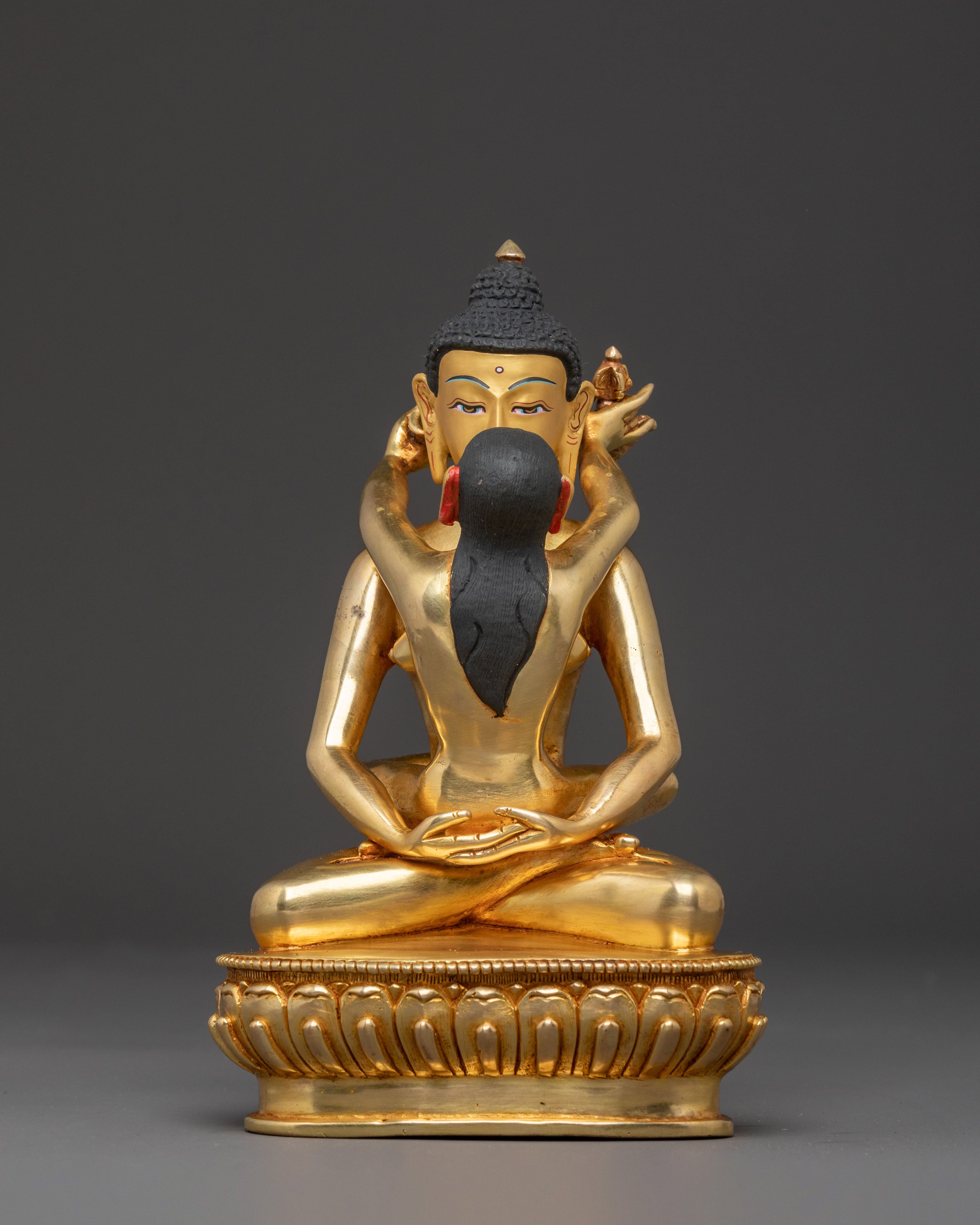 Samantabhadra Handcrafted Copper Statue