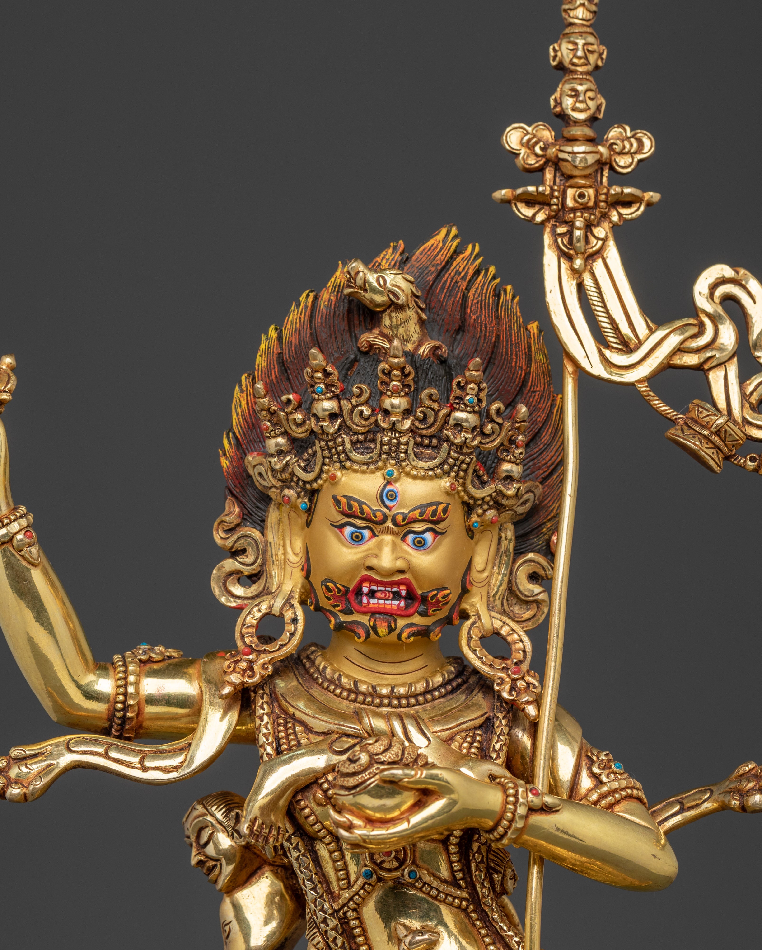 Troma Nagmo Statue: Wrathful Wisdom Goddess of Transformation