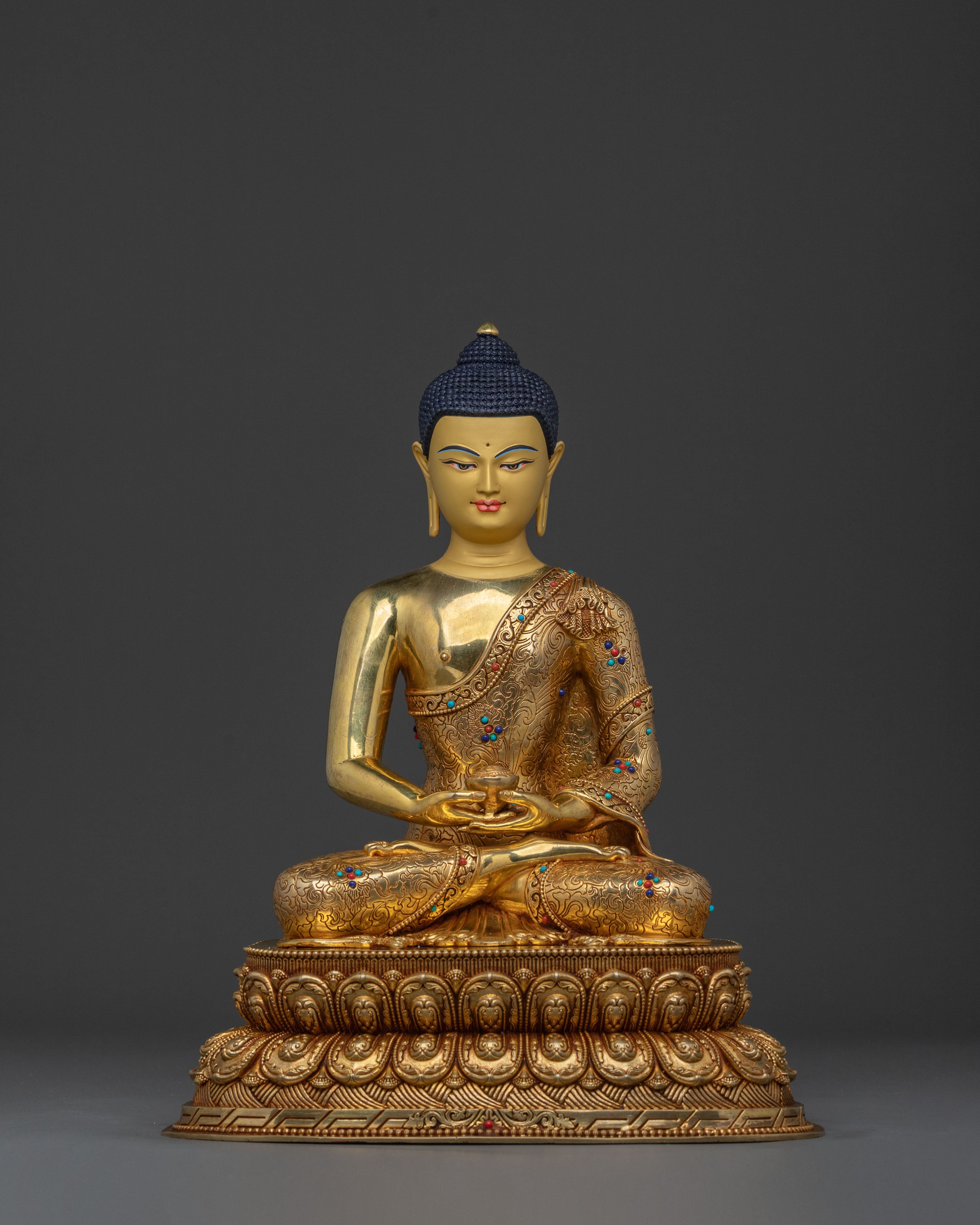 Amitabha Buddha Golden Statue | Buddhist Home Decor