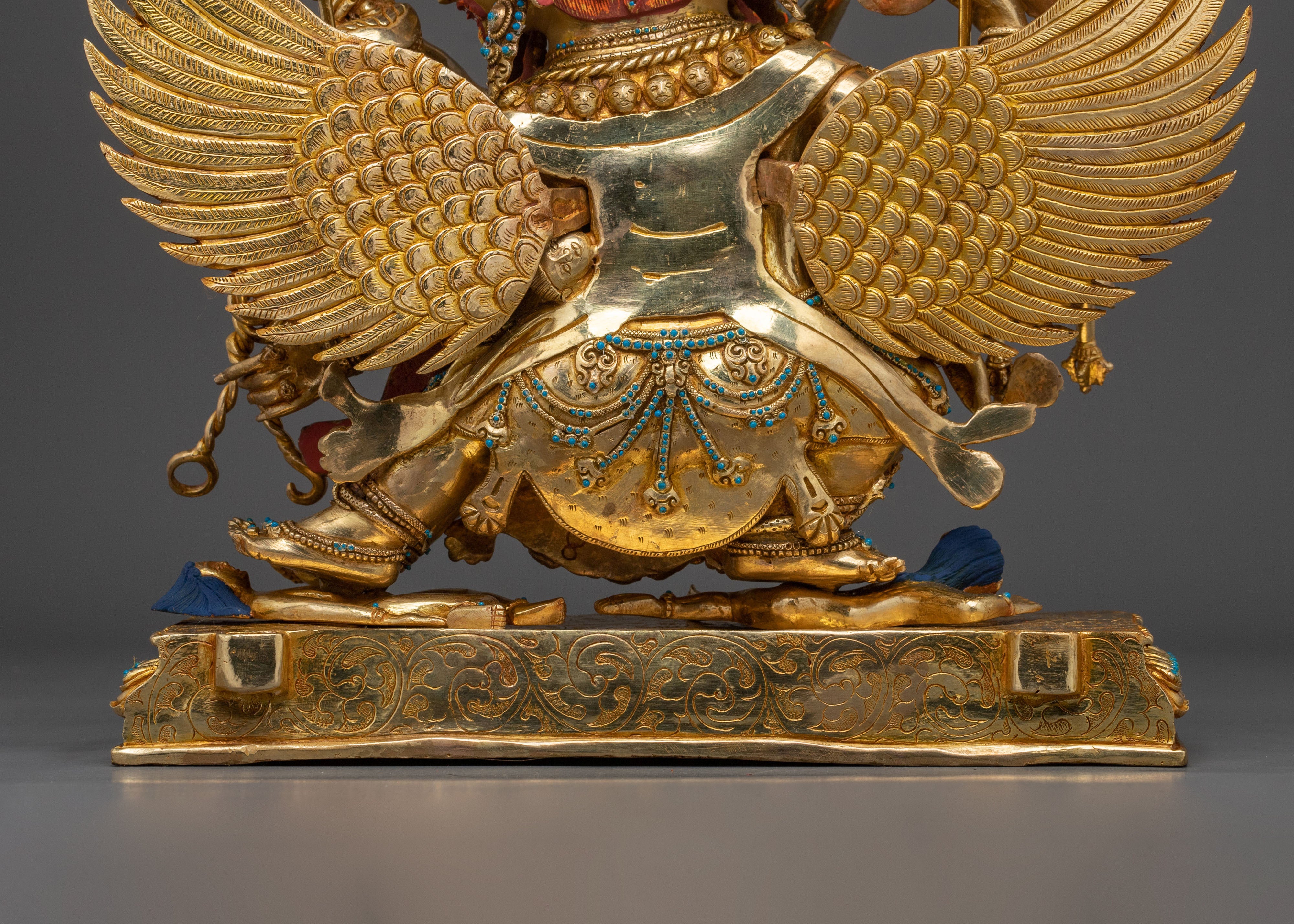 Hayagriva Wrathful Deity Statue | Handmade Tibetan Himalayan Altar