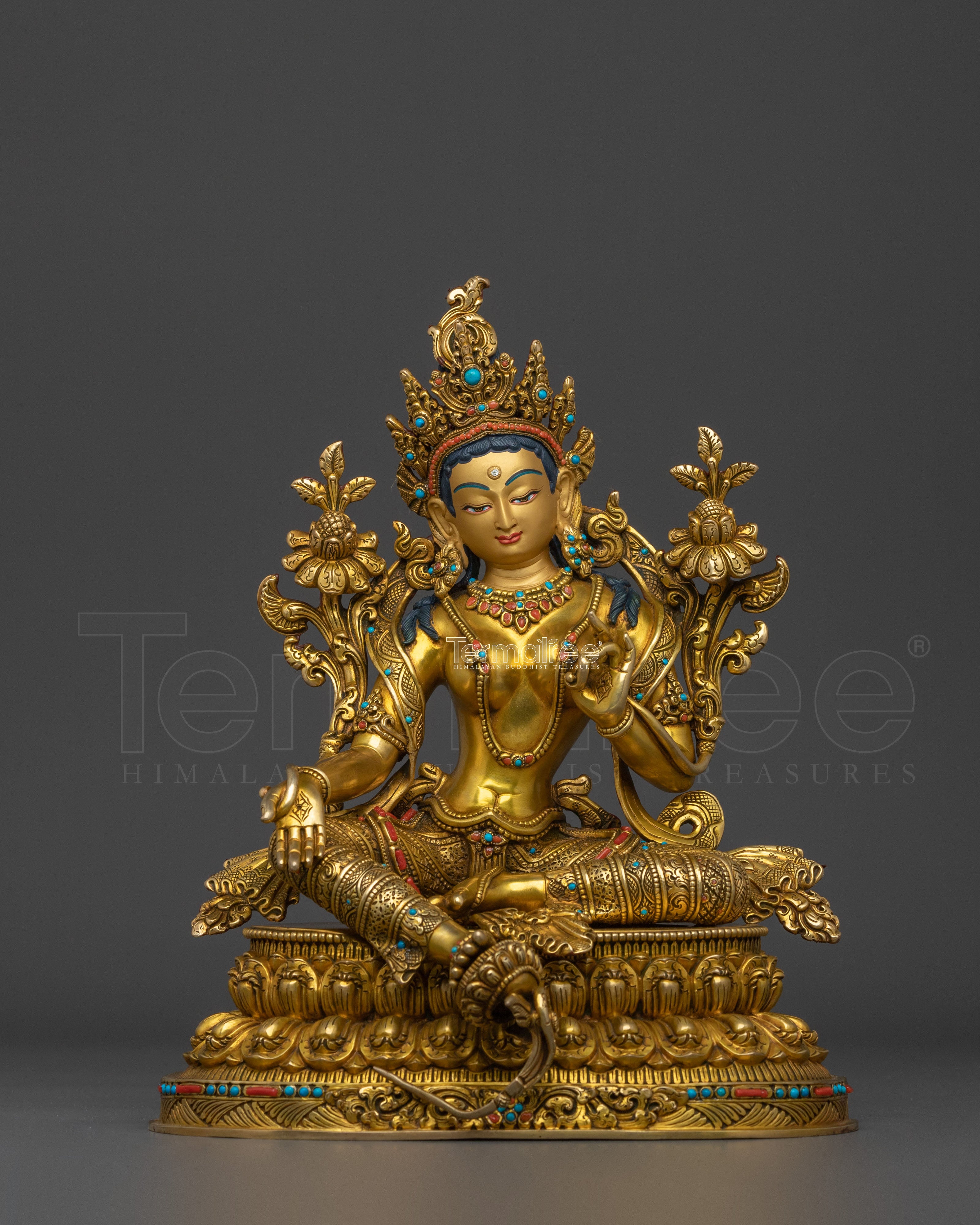 Green Tara Statue