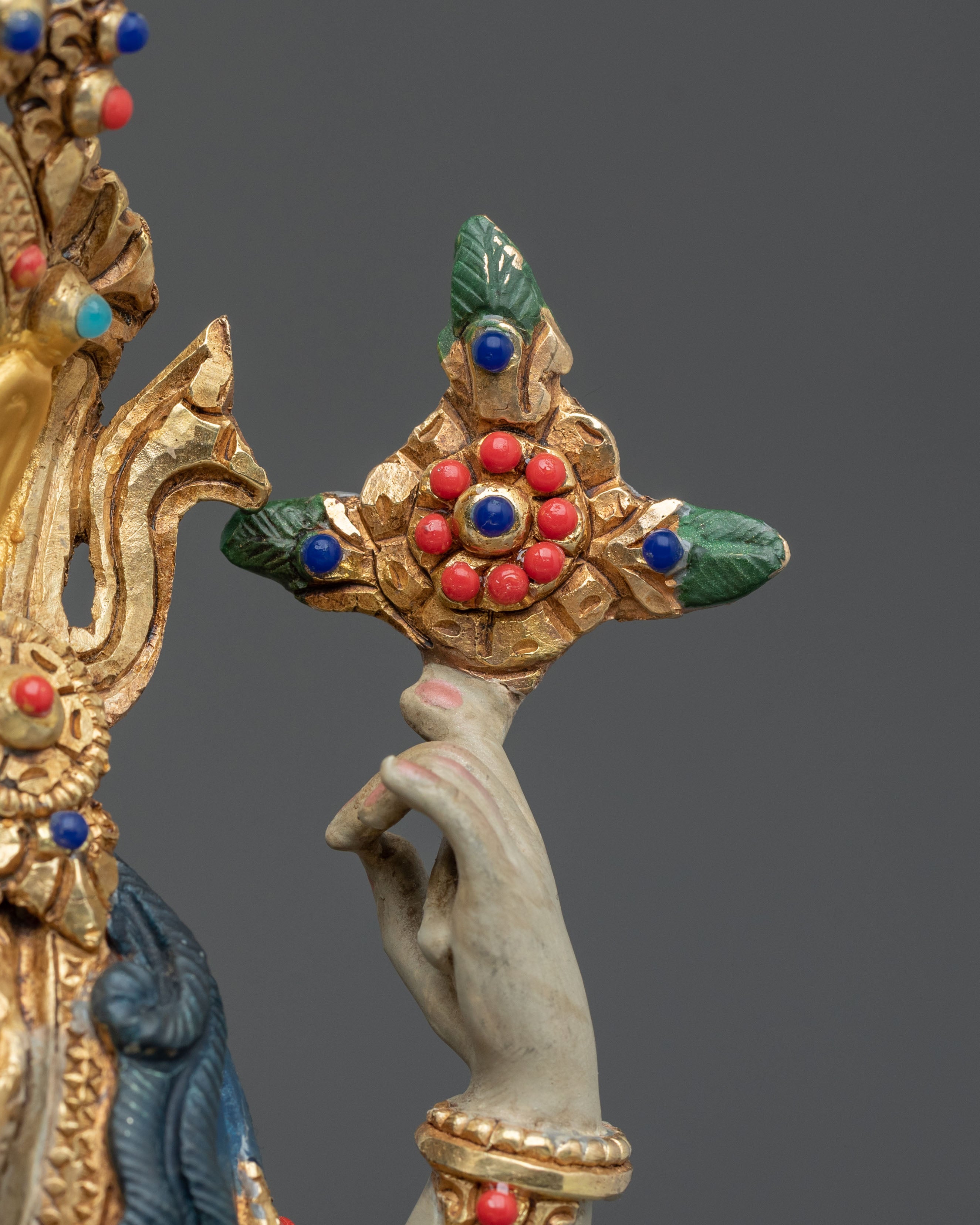 24k Gold Coated Chenrezig Statue | Embodiment of Infinite Compassion