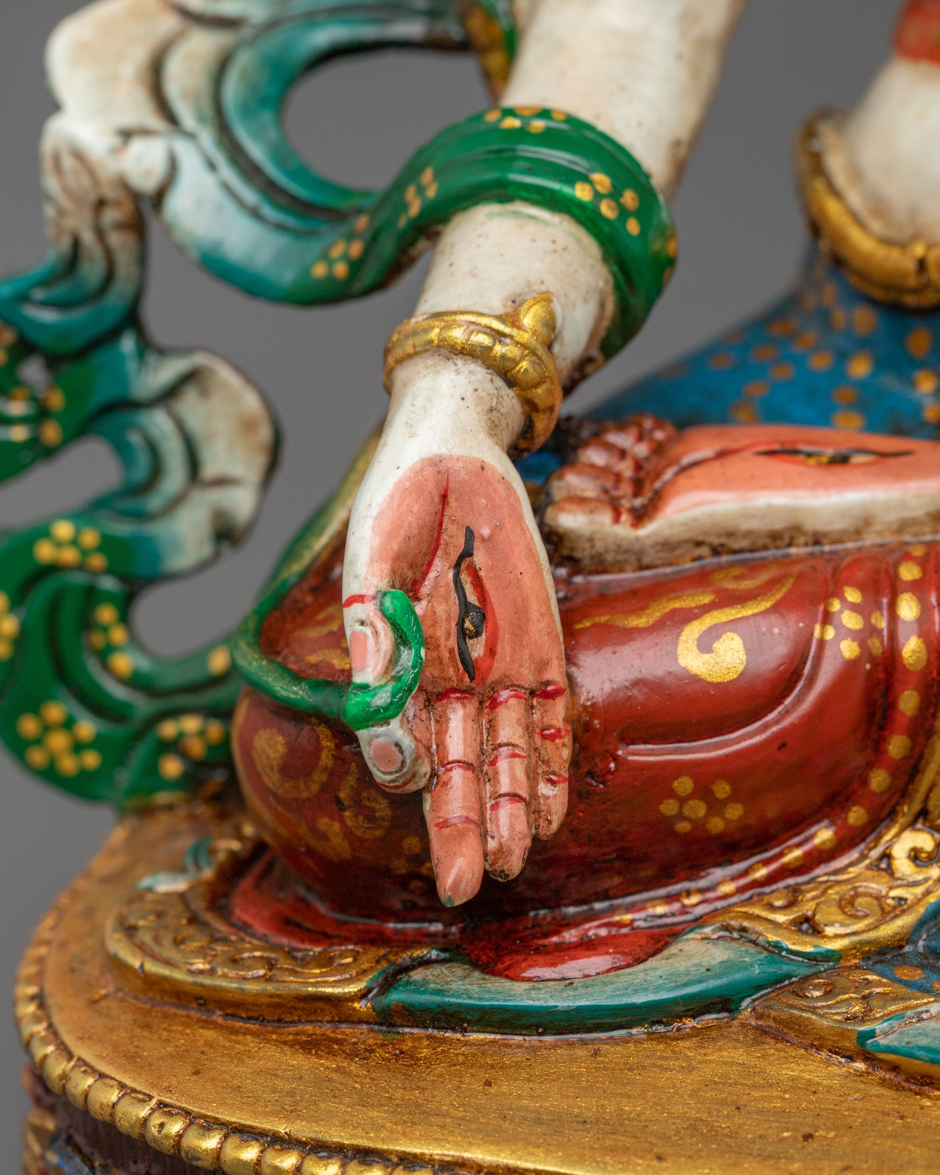 White Tara Figurine of Protection | Seven-Eyed Deity