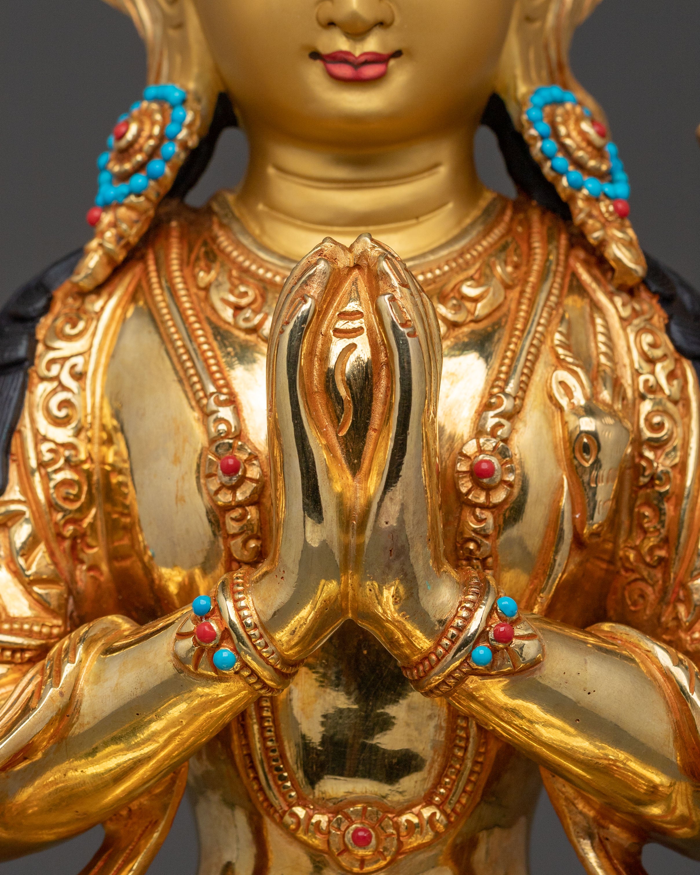 Himalayan Four Armed Chenrezig Statue | Home Decor