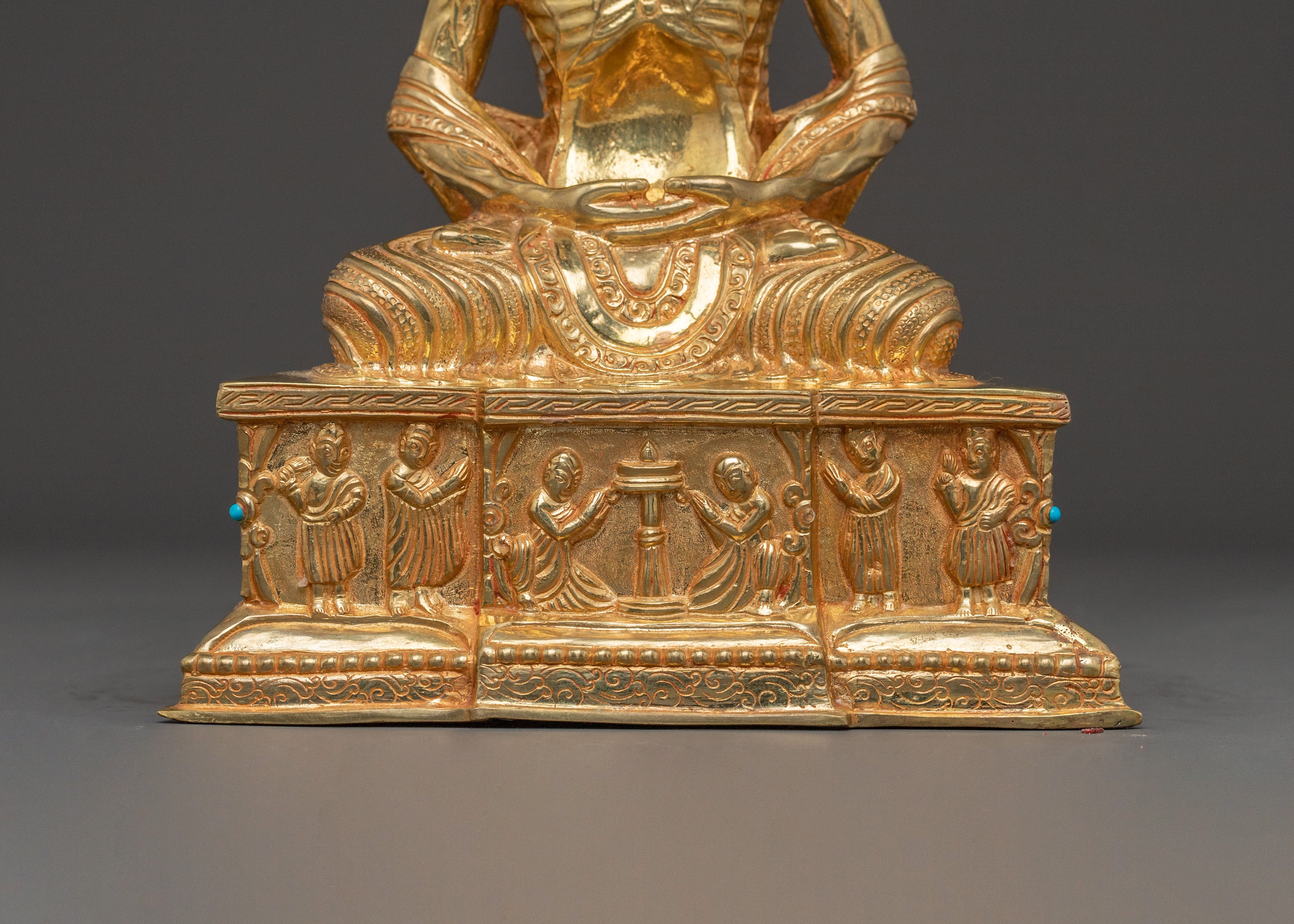 Spiritual Fasting Buddha Statue – Exquisite Handcrafted Copper Statue