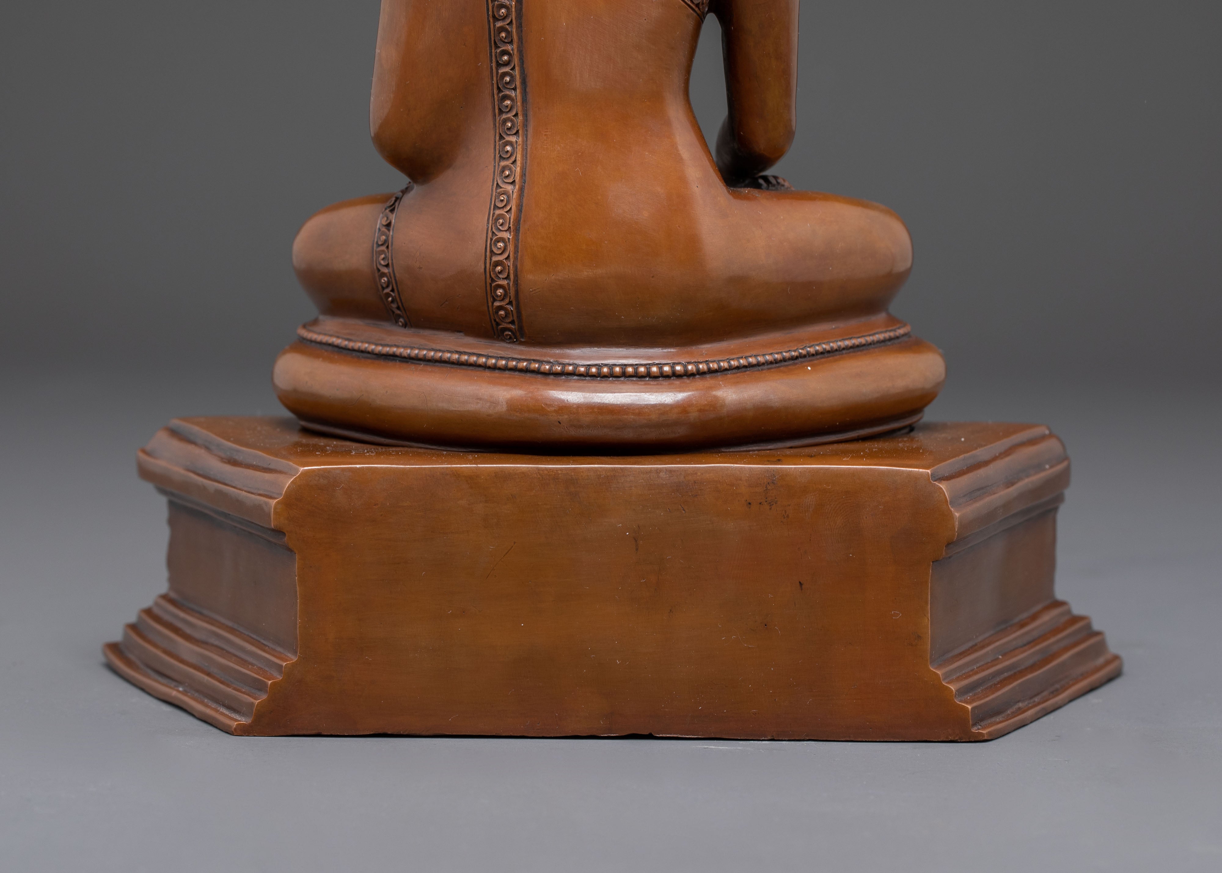 Sacred Copper Statue of Gautama Buddha | Historical Buddha