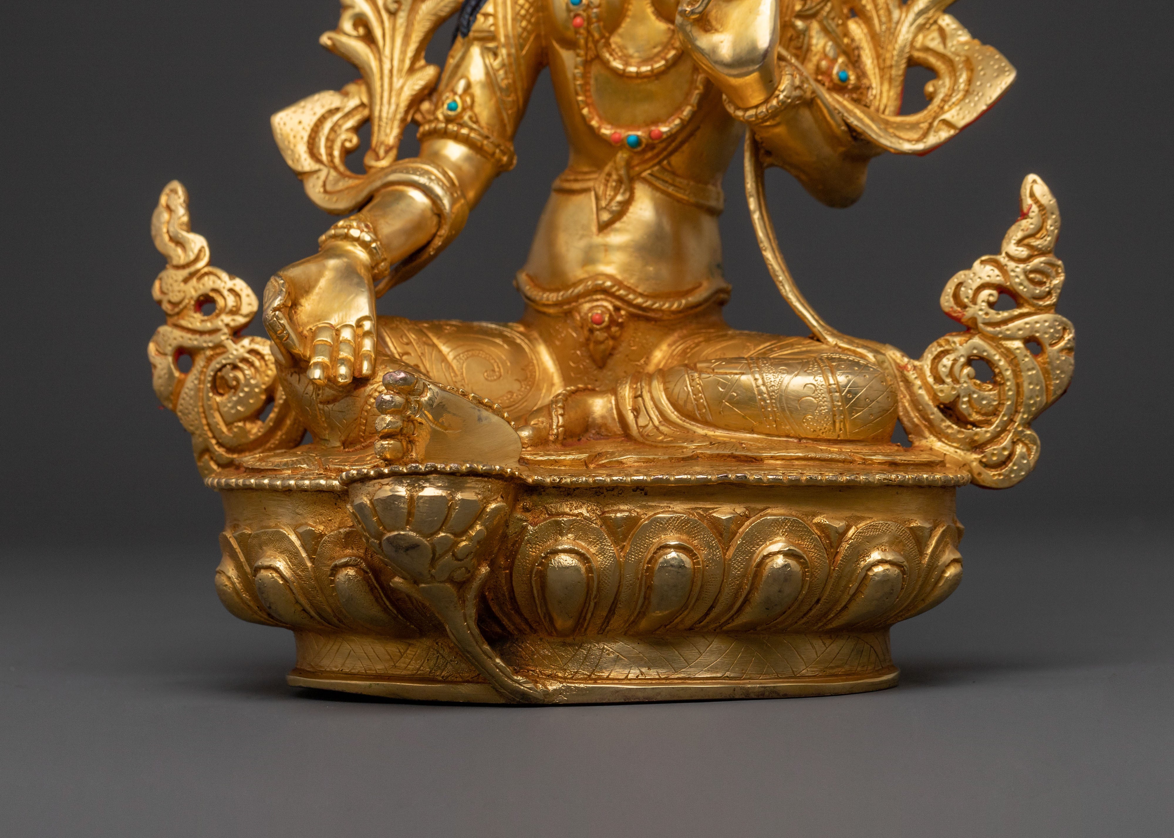 Guardian Green Tara Statue | Figure for Protection
