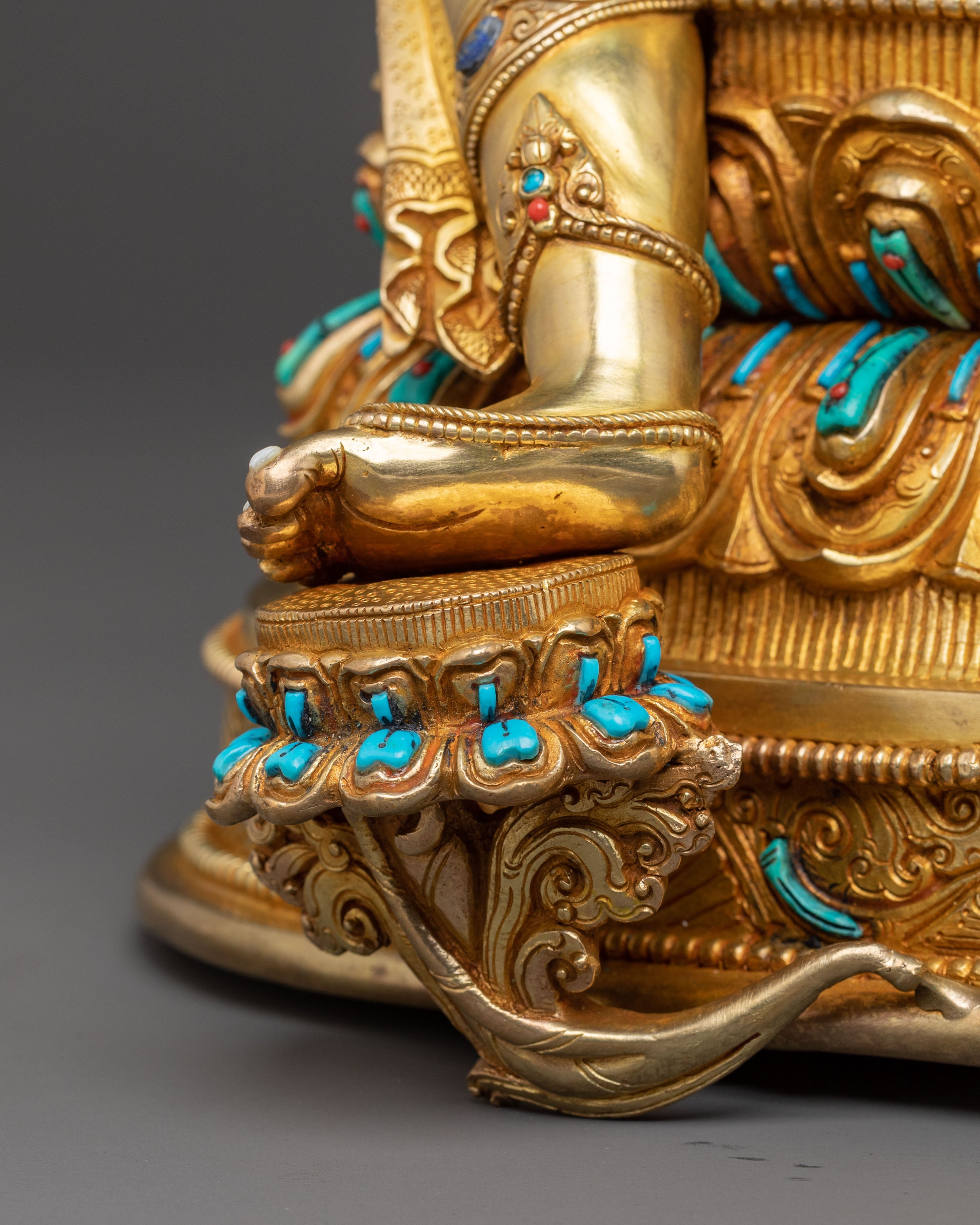 Protector Green Tara Traditional Statue | Altar Decor