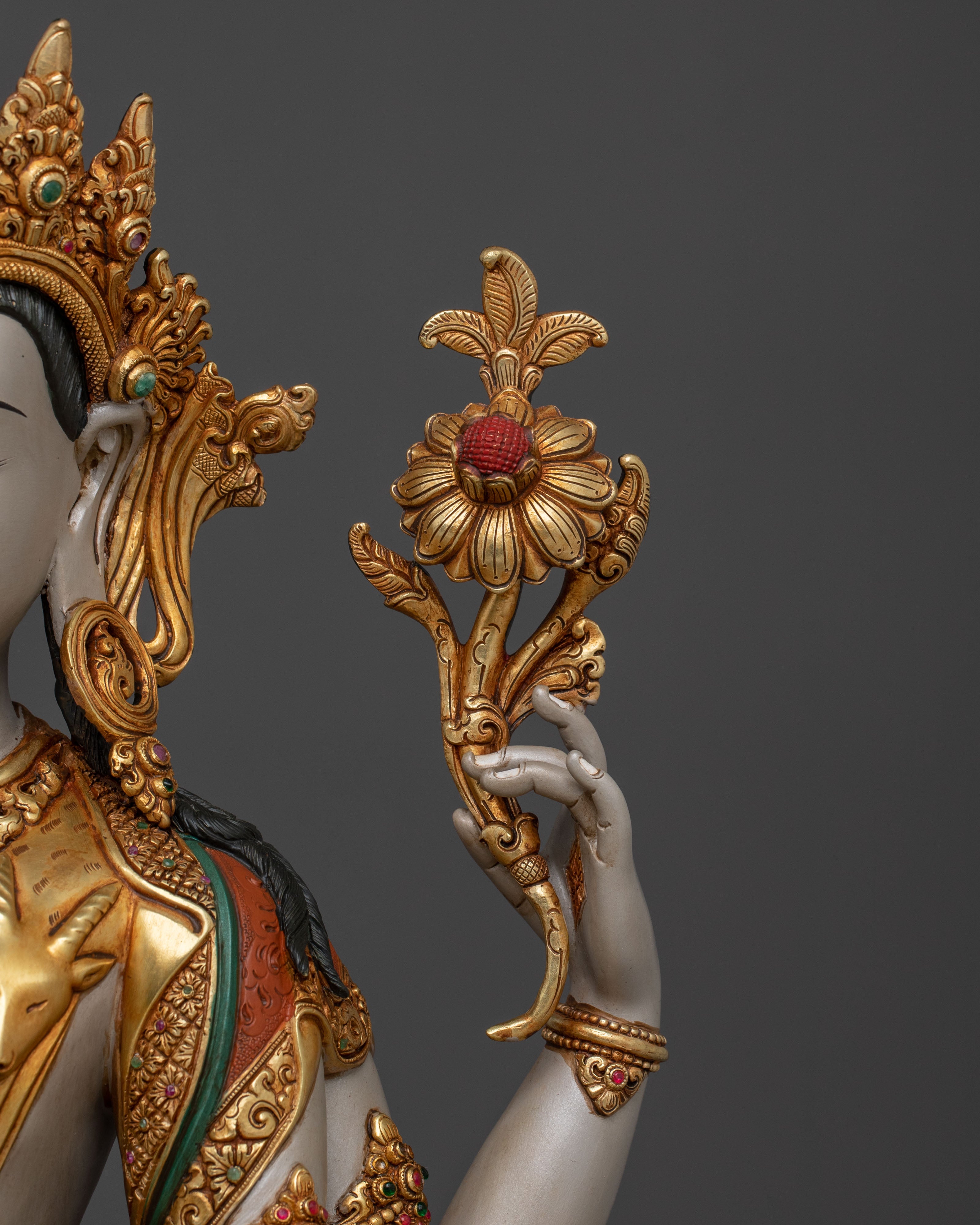 Four-Armed Chenrezig Statue | Nepalese Artistry