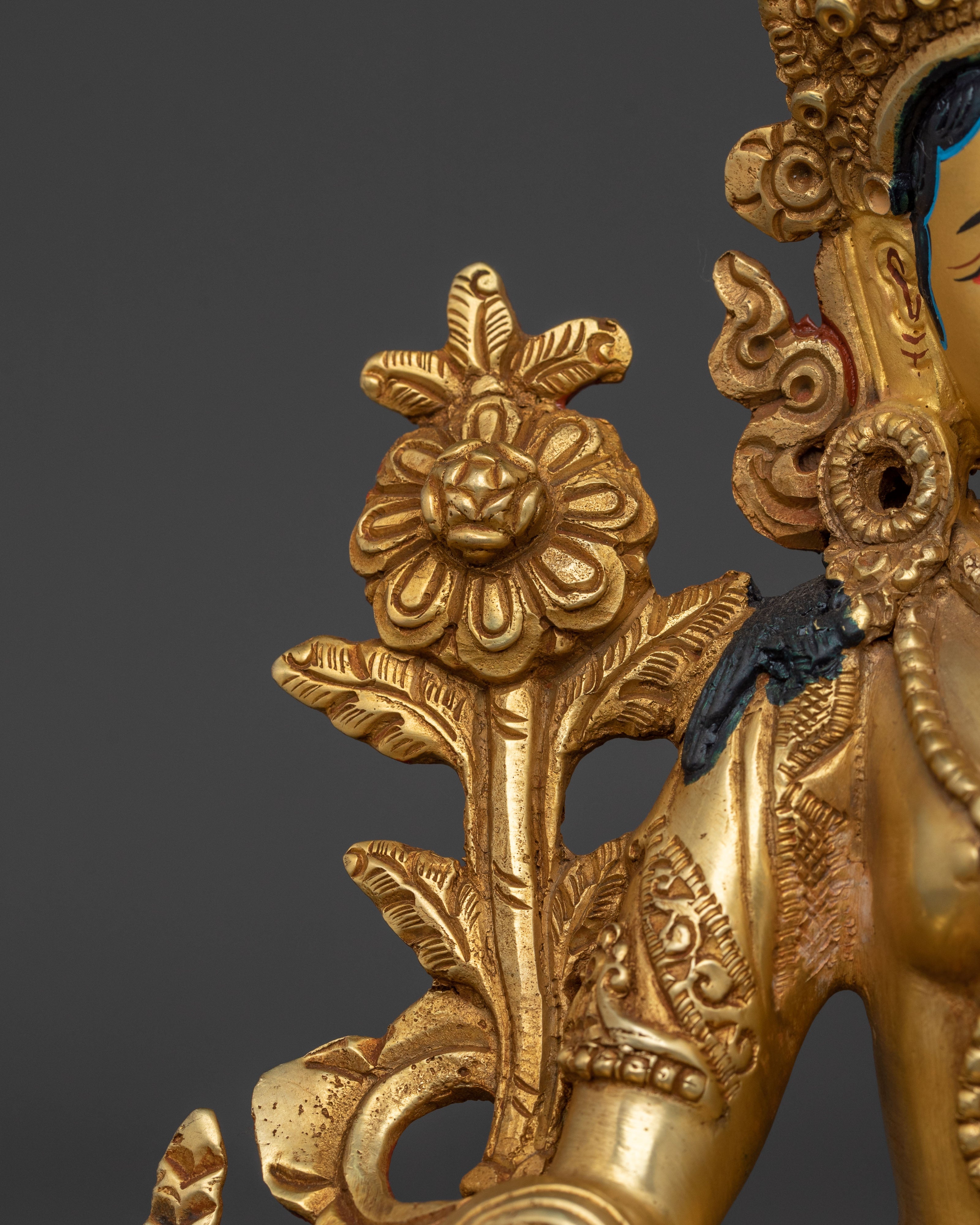 Handcrafted White Tara Statue | Tibetan Buddhist Goddess