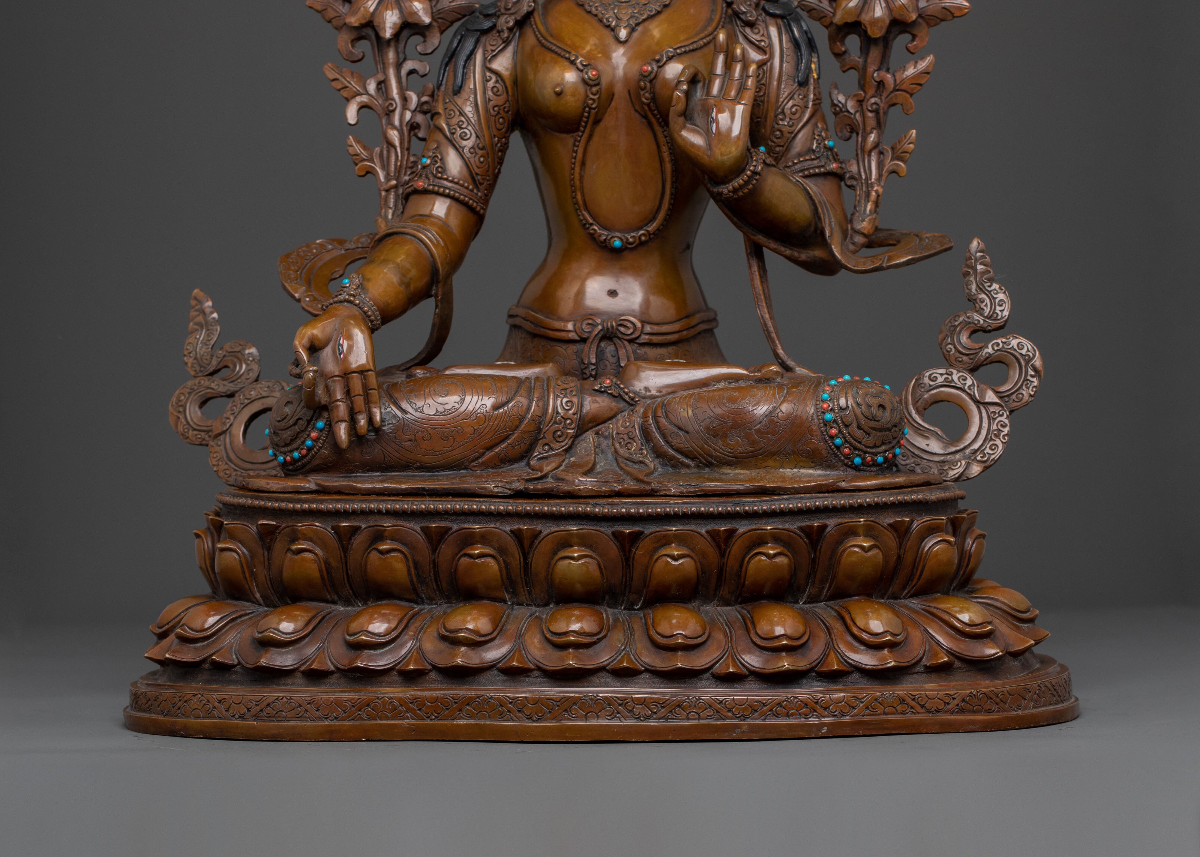 White Tara Meditation Statue | Goddess of Longevity