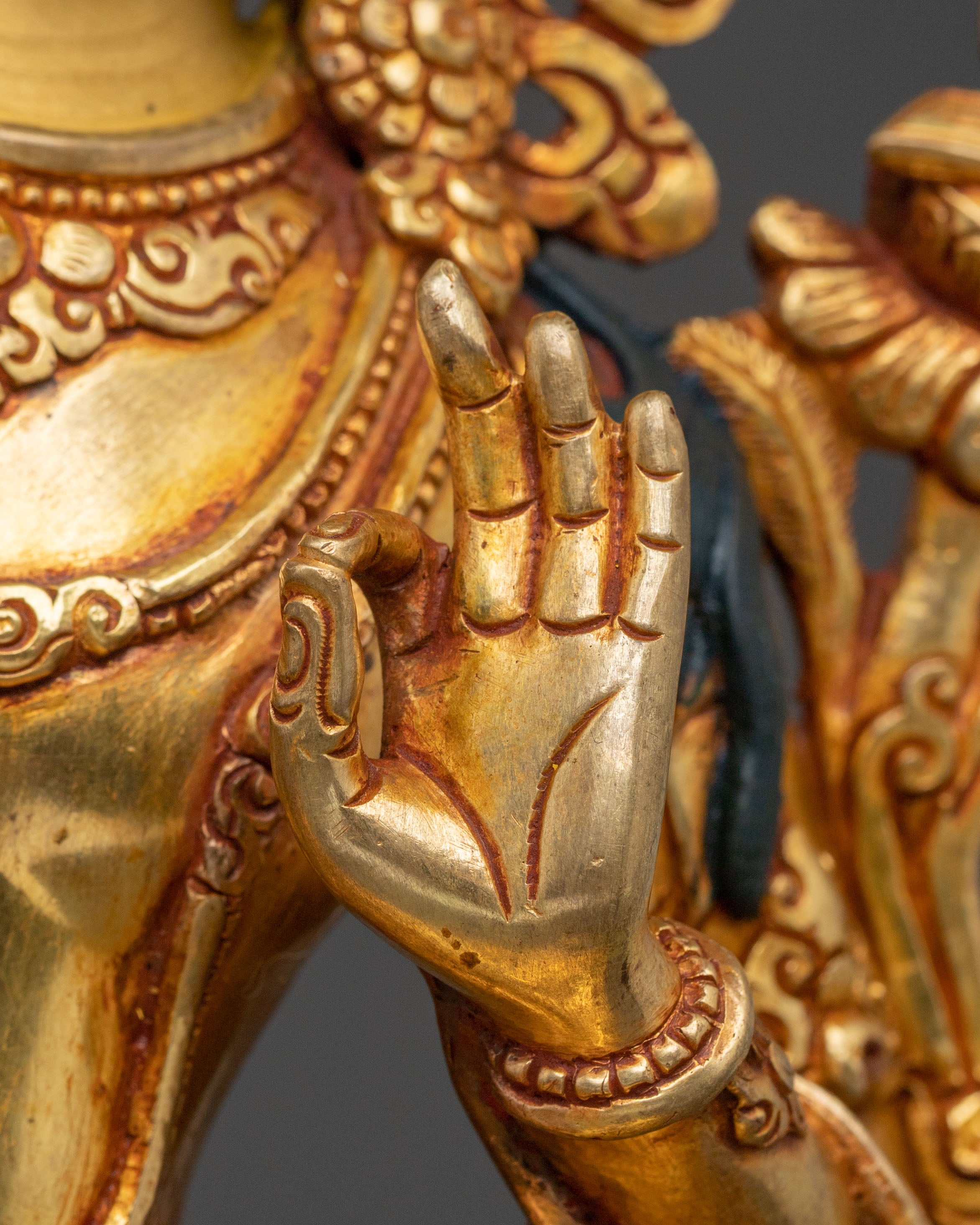 Manjushri Statue: Embodiment of Wisdom