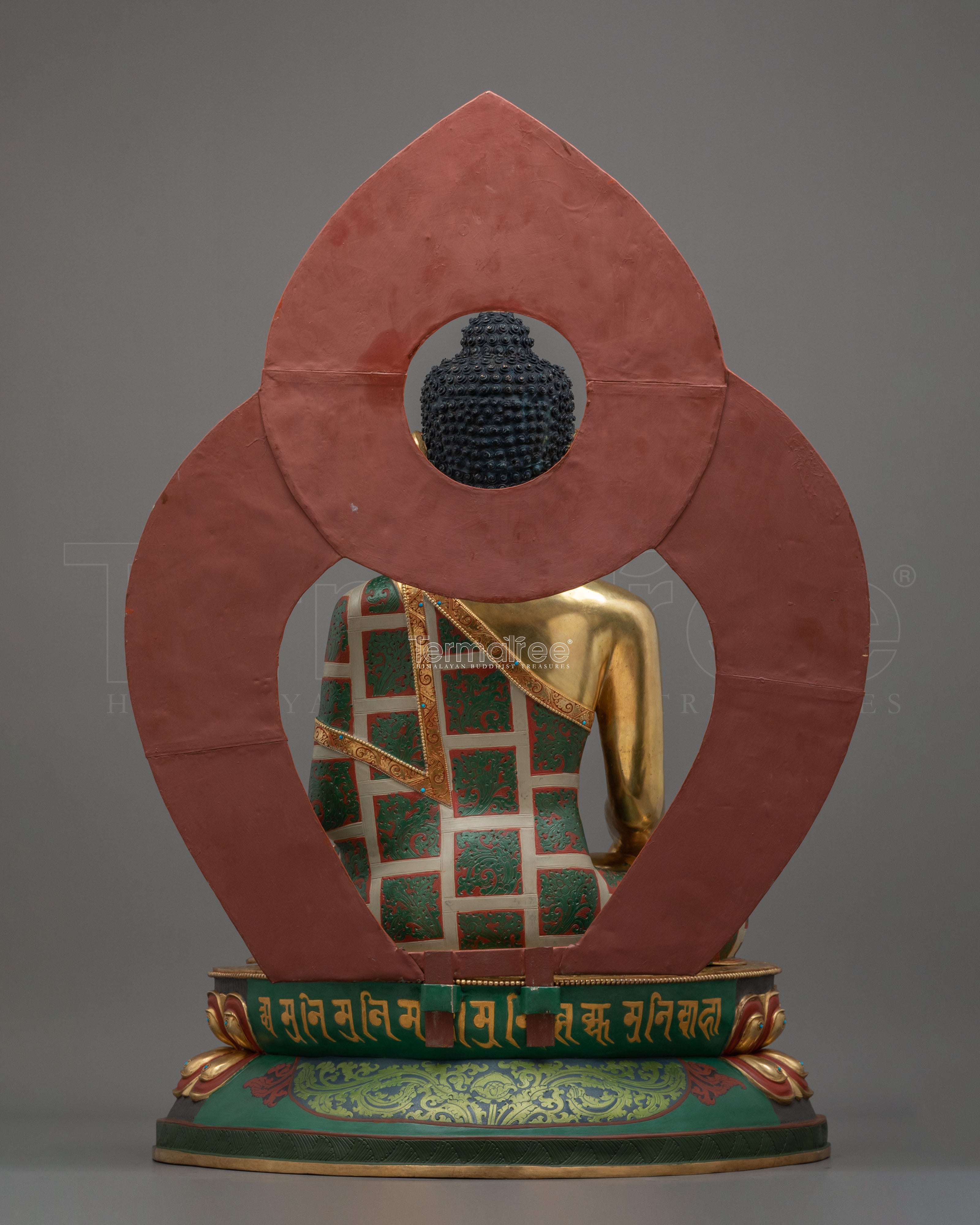 Shakyamuni Buddha Statue | 24K Gold Gilded Artistry