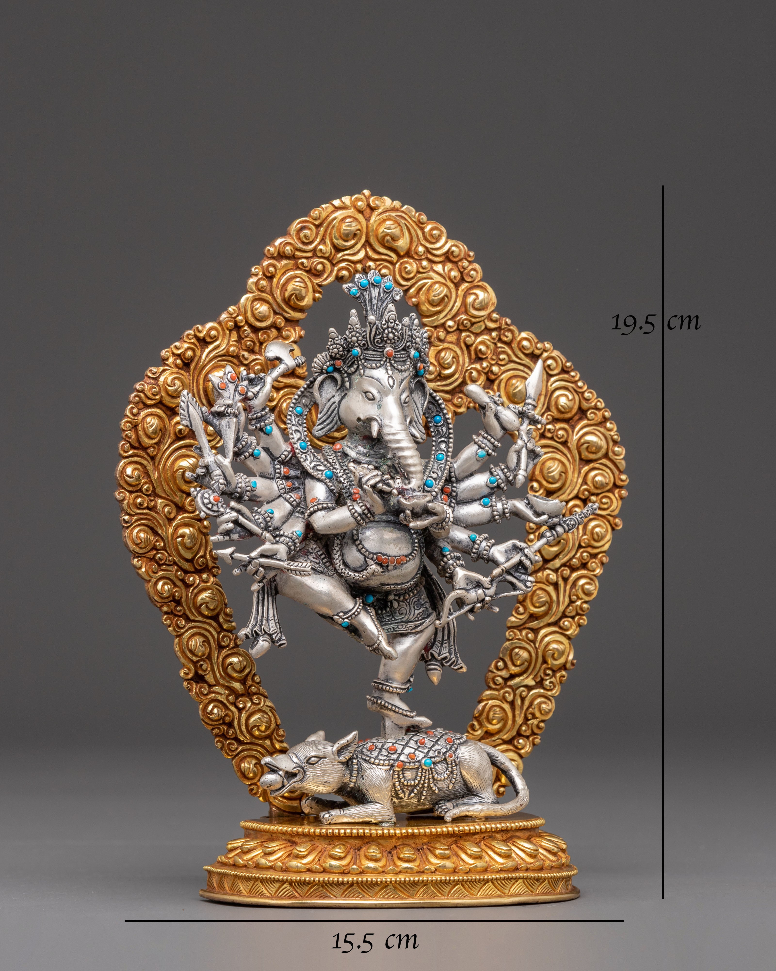 Handmade Silver Statue of Lord Ganesha | Lord of Wisdom