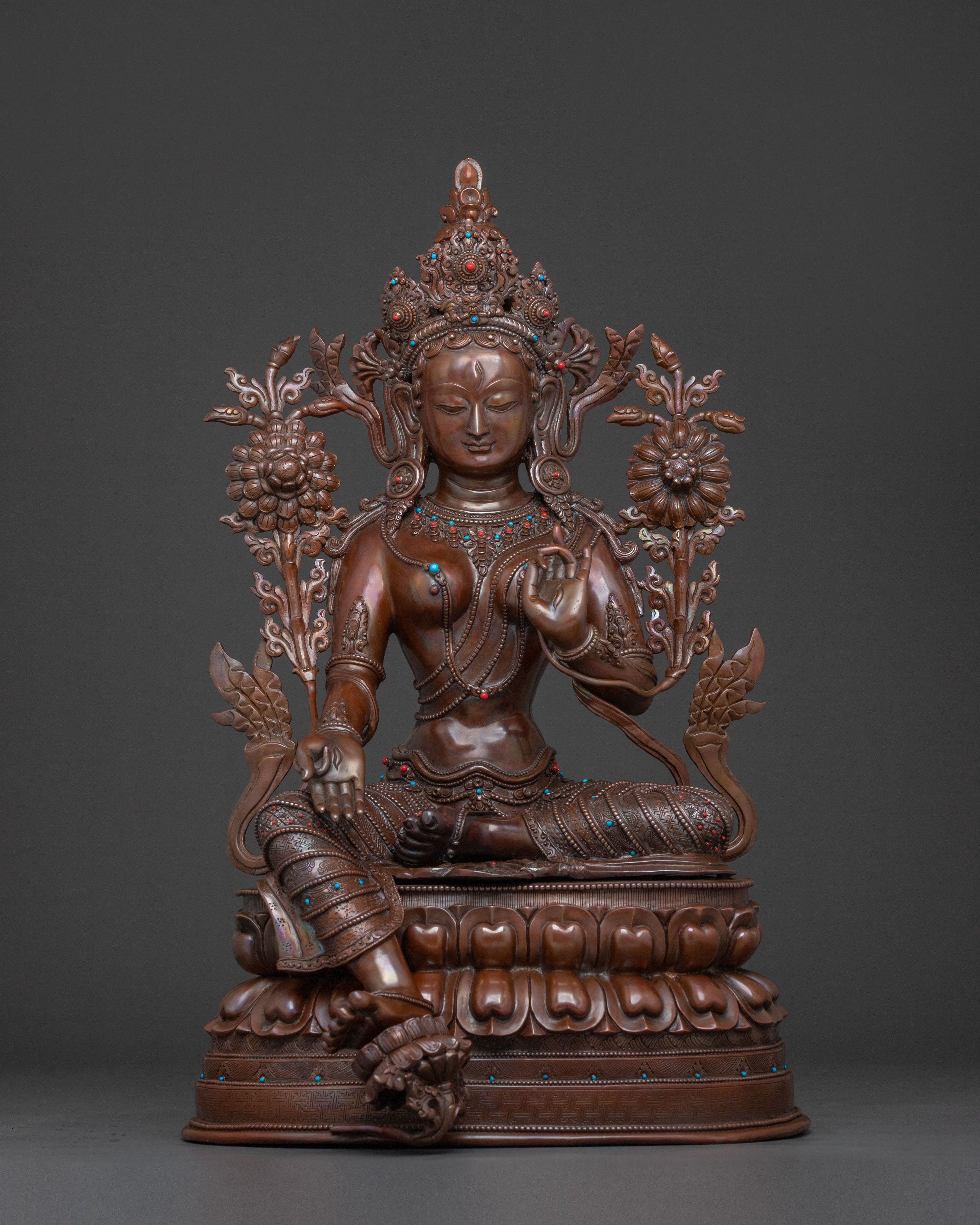 Green Tara Statue