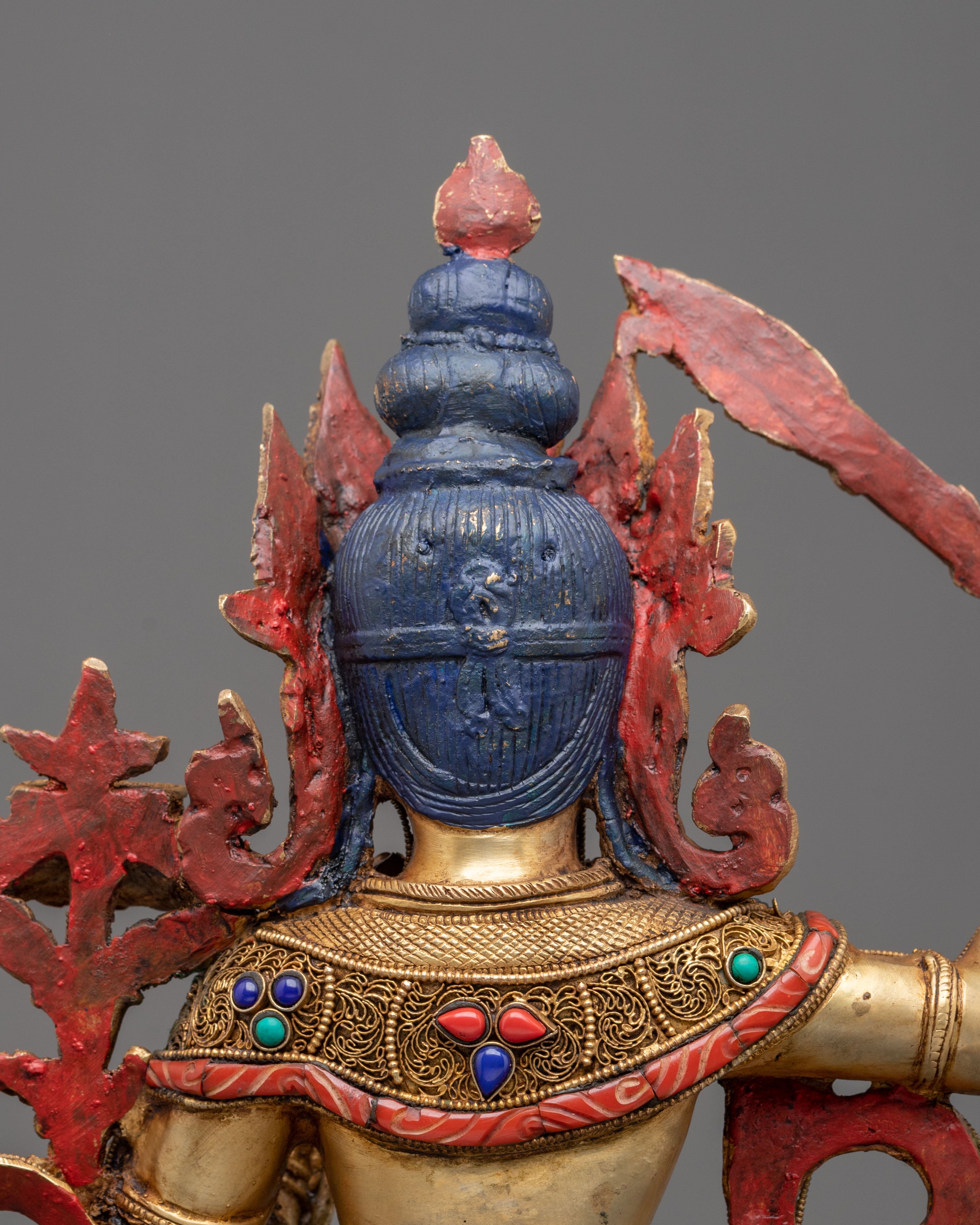 Manjushri Statue | Handcrafted Copper Figurine